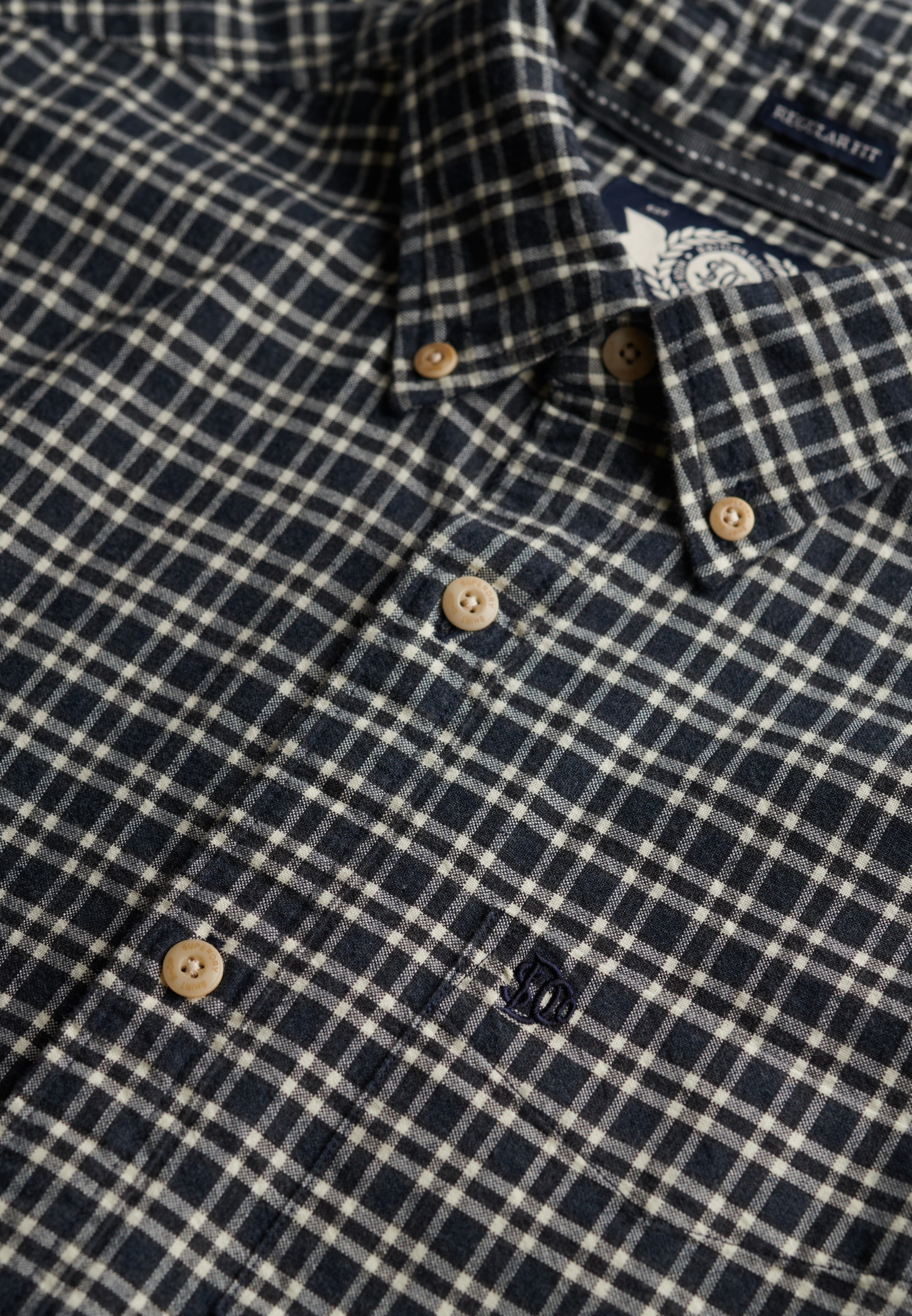 Superdry Langarmhemd »PREMIUM CHECK OXFORD SHIRT«