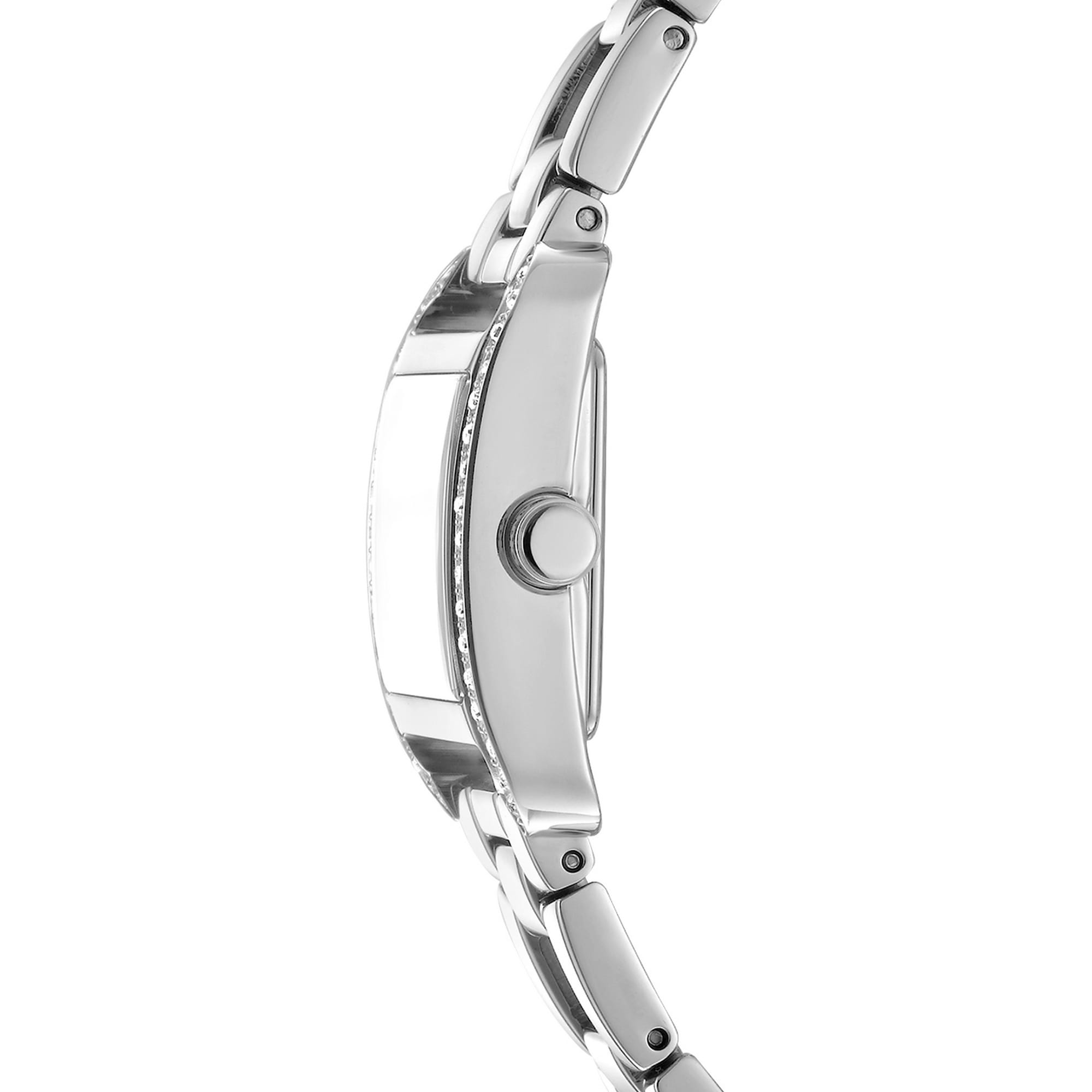 DKNY Quarzuhr »Mini square Watch Set« Armbanduhr, Damenuhr, Edelstahlarmband, Ideal auch als Geschenk