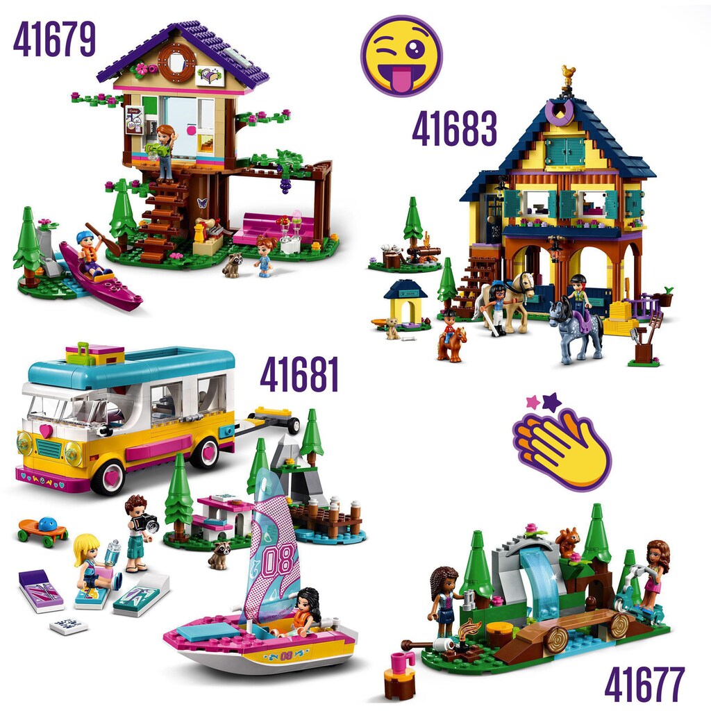 LEGO® Konstruktionsspielsteine »Baumhaus im Wald (41679), LEGO® Friends«, (326 St.)