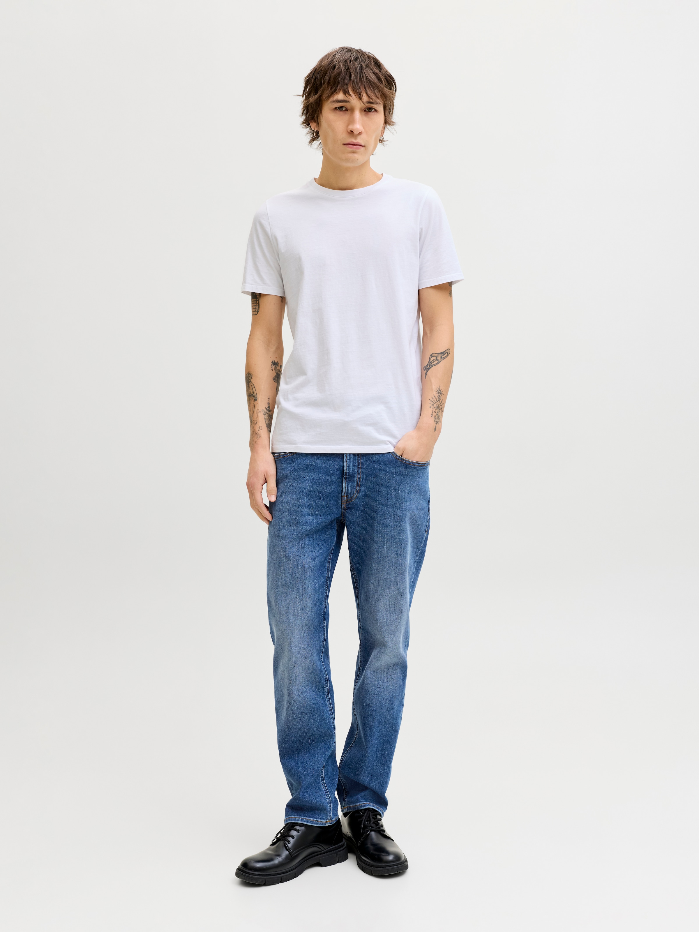 Jack & Jones Straight-Jeans »JJICLARK JJORIGINAL SQ 2«