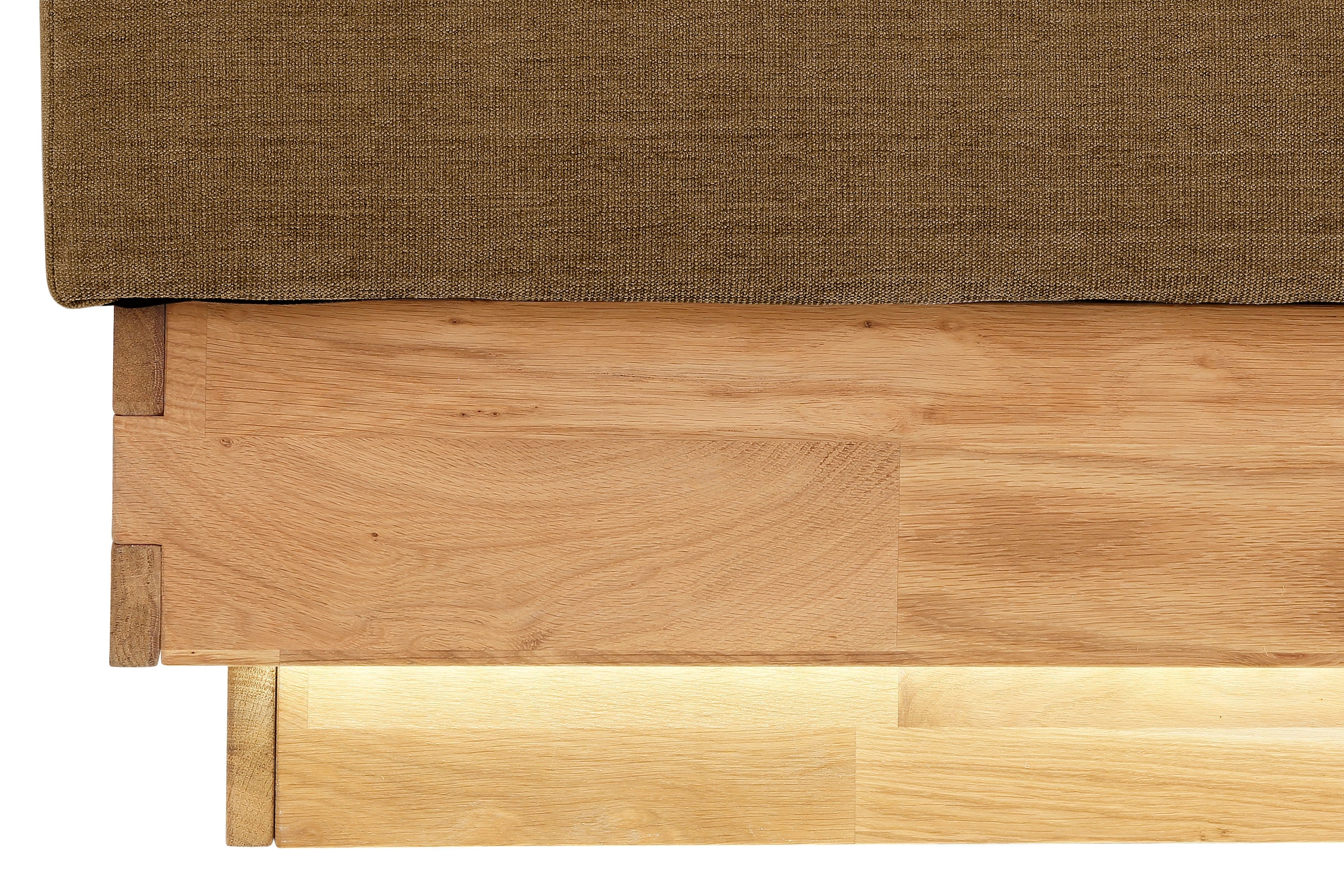 OTTO products Boxspringbett »JENNA in verschiedenen Farben und Breiten erhältlich« LED-Beleuchtung, mit zertifizierten, recycelten Bezugsstoffen