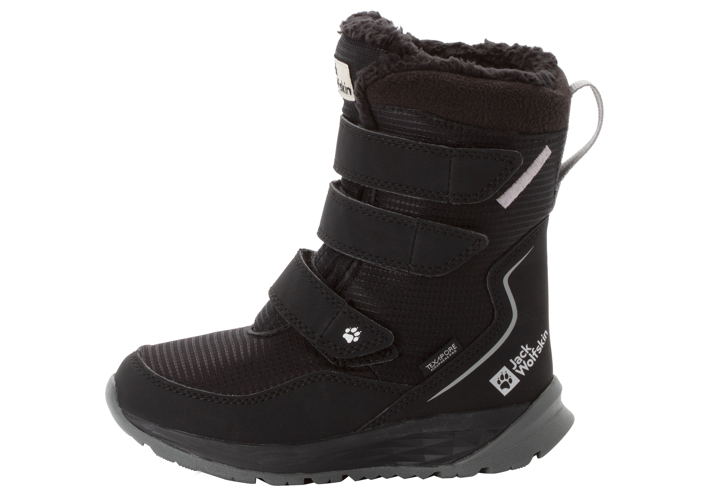 Jack Wolfskin Winterstiefel »POLAR BOOT TEXAPORE HIGH VC K«, Snowboots, Winterstiefel, Winterschuhe, wasserdicht & gefüttert