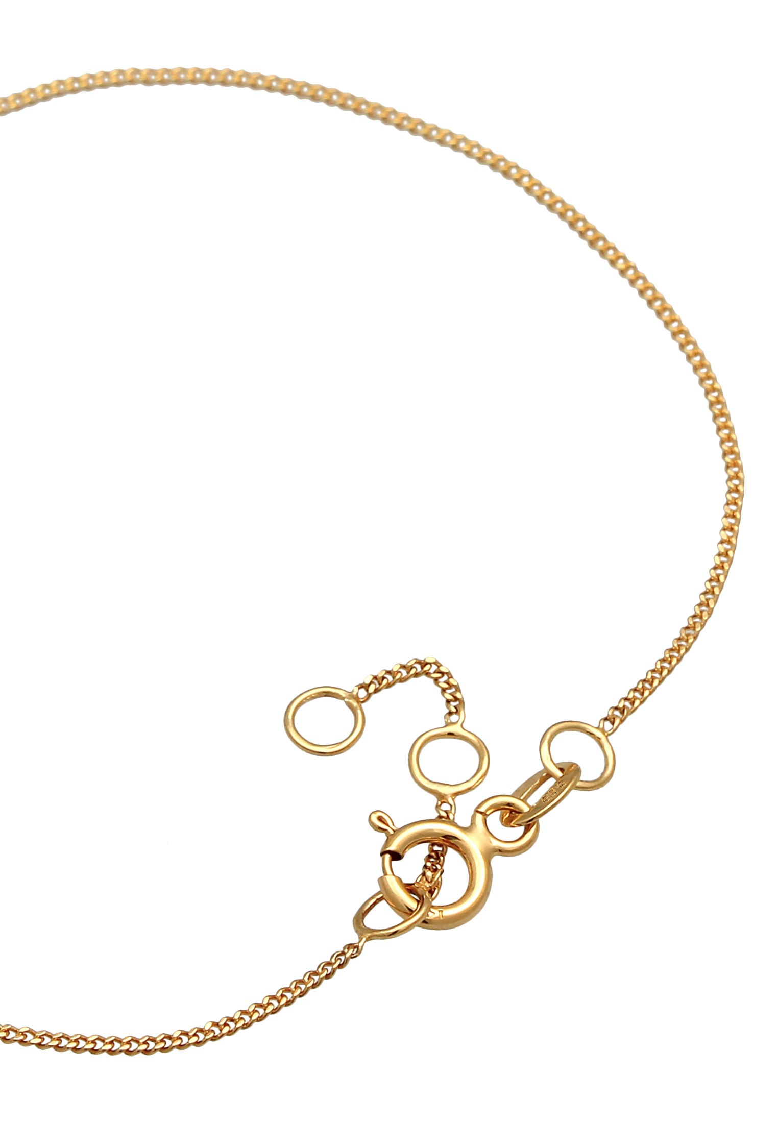 Elli Premium Armkette »Armband Infinity Unendlichkeit Symbol 585 Gelbgold«