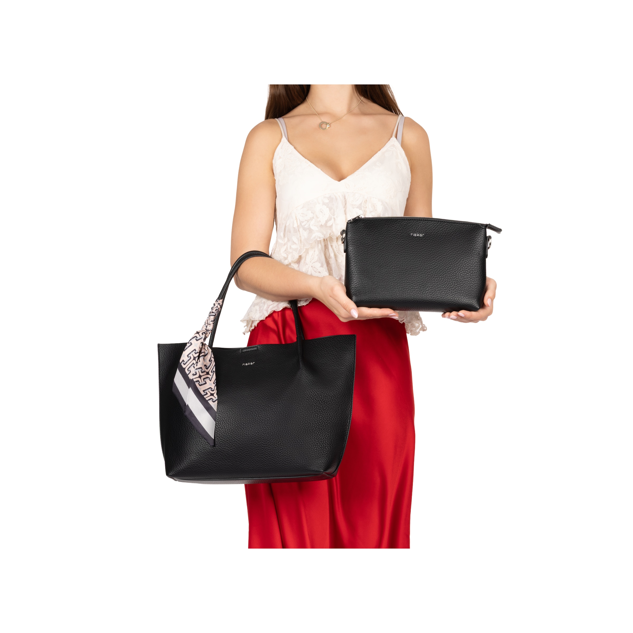Rieker Shopper Set 2tlg.: Shopper und Innentasche mit abnehmbarem Schultergurt