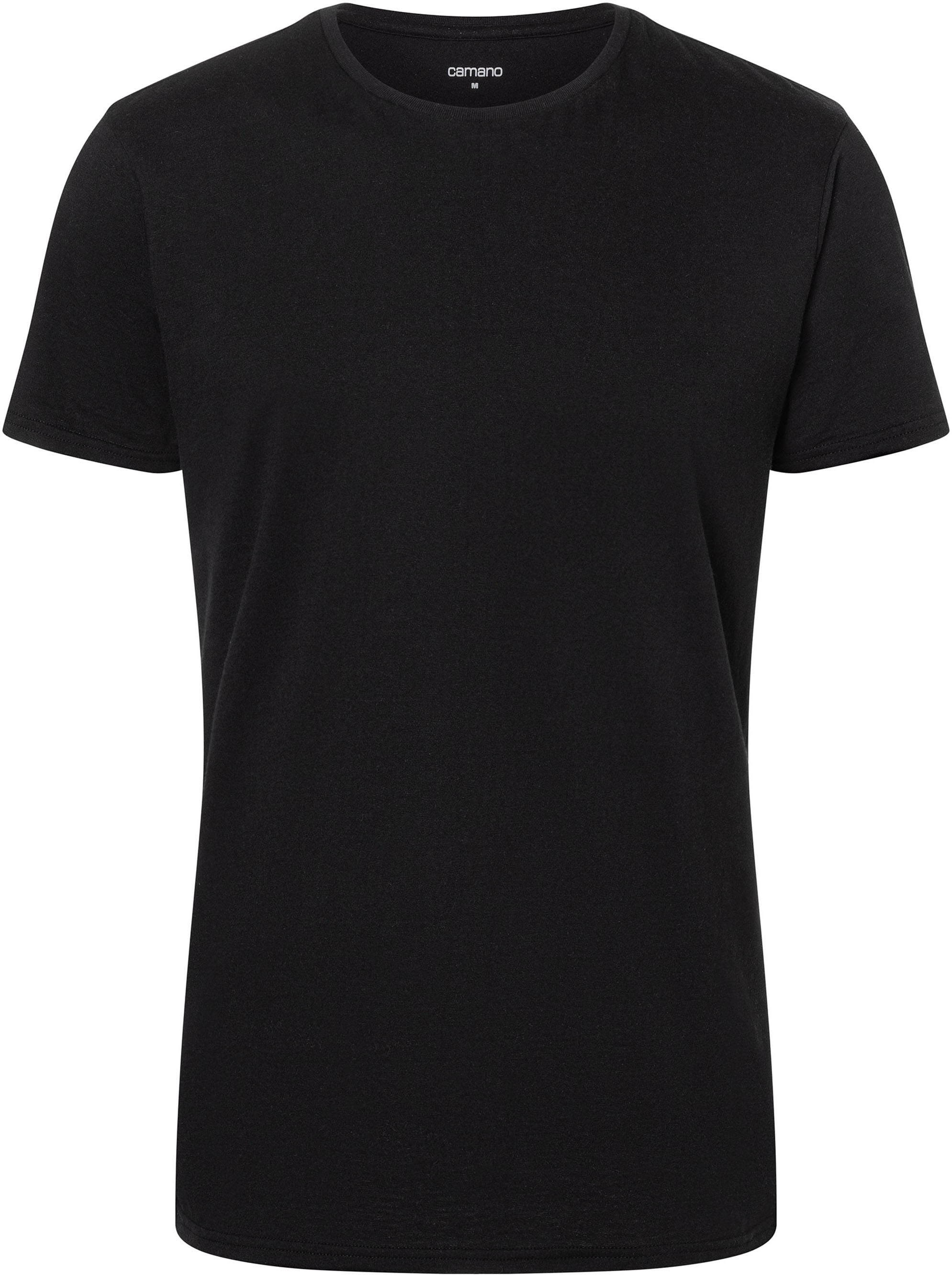 Camano T-Shirt »comfort«, (2er Pack), mit Rundhalsausschnitt