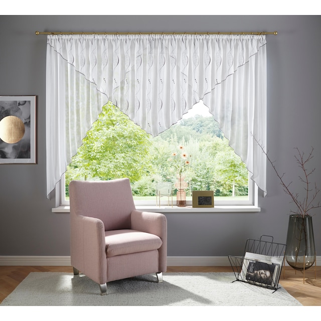 my home Kuvertstore »Bea«, (1 St.), Transparent, Voile, Polyester