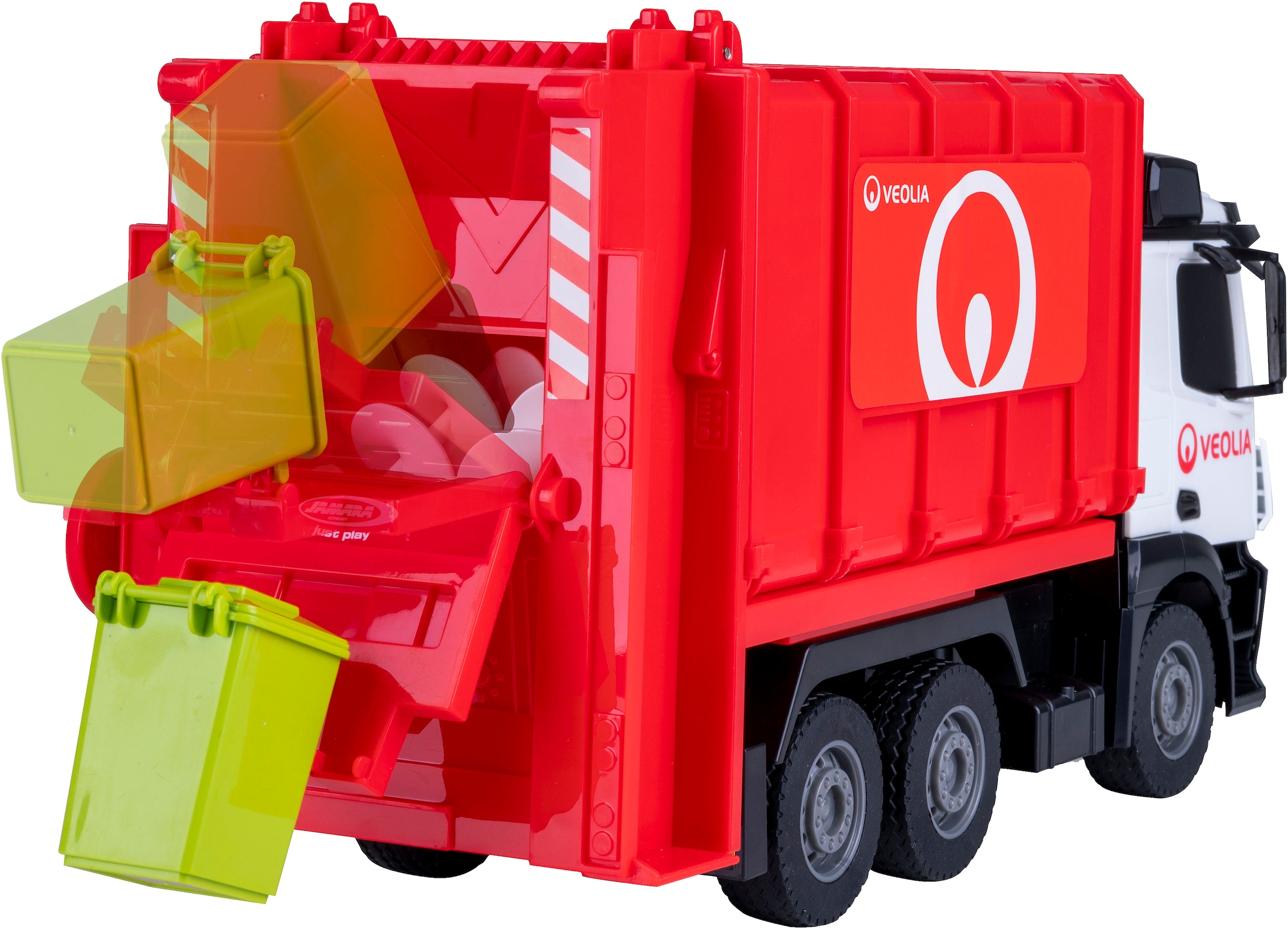 Jamara RC-LKW »Müllwagen Mercedes-Benz Antos 2,4GHz« LED-Licht vorne; Maßstab 1:26