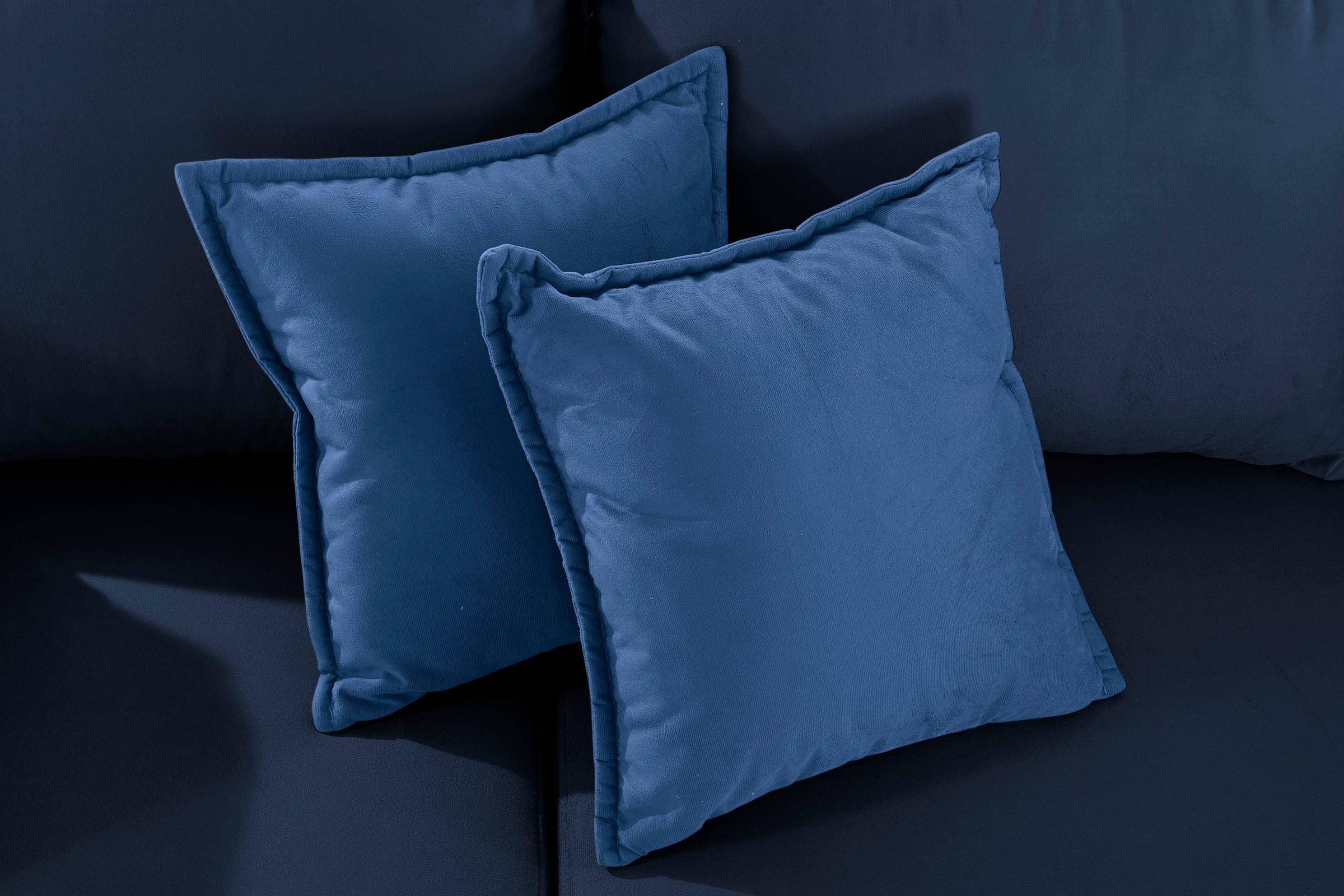 Home affaire Ecksofa »Asra L-Form, B: 240 cm« Bettfunktion, Bettkasten, Taschen & 3 Zierkissen, Federkern