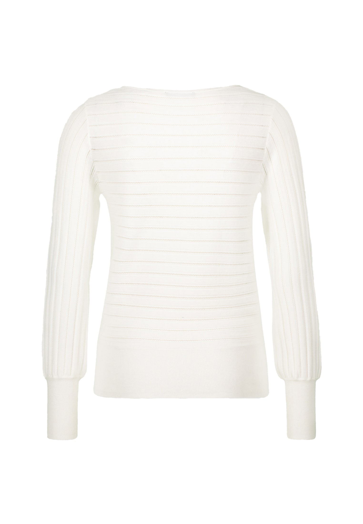 Zero Rundhalspullover »Pullover mit Strukturmuster«
