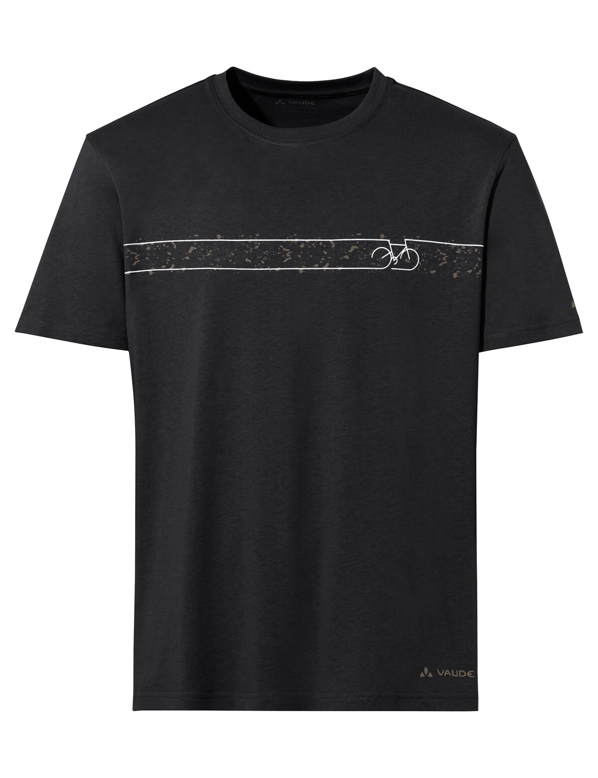 VAUDE Funktionsshirt »MEN'S CYCLIST T-SHIRT V«, Fahrradshirt mit Print