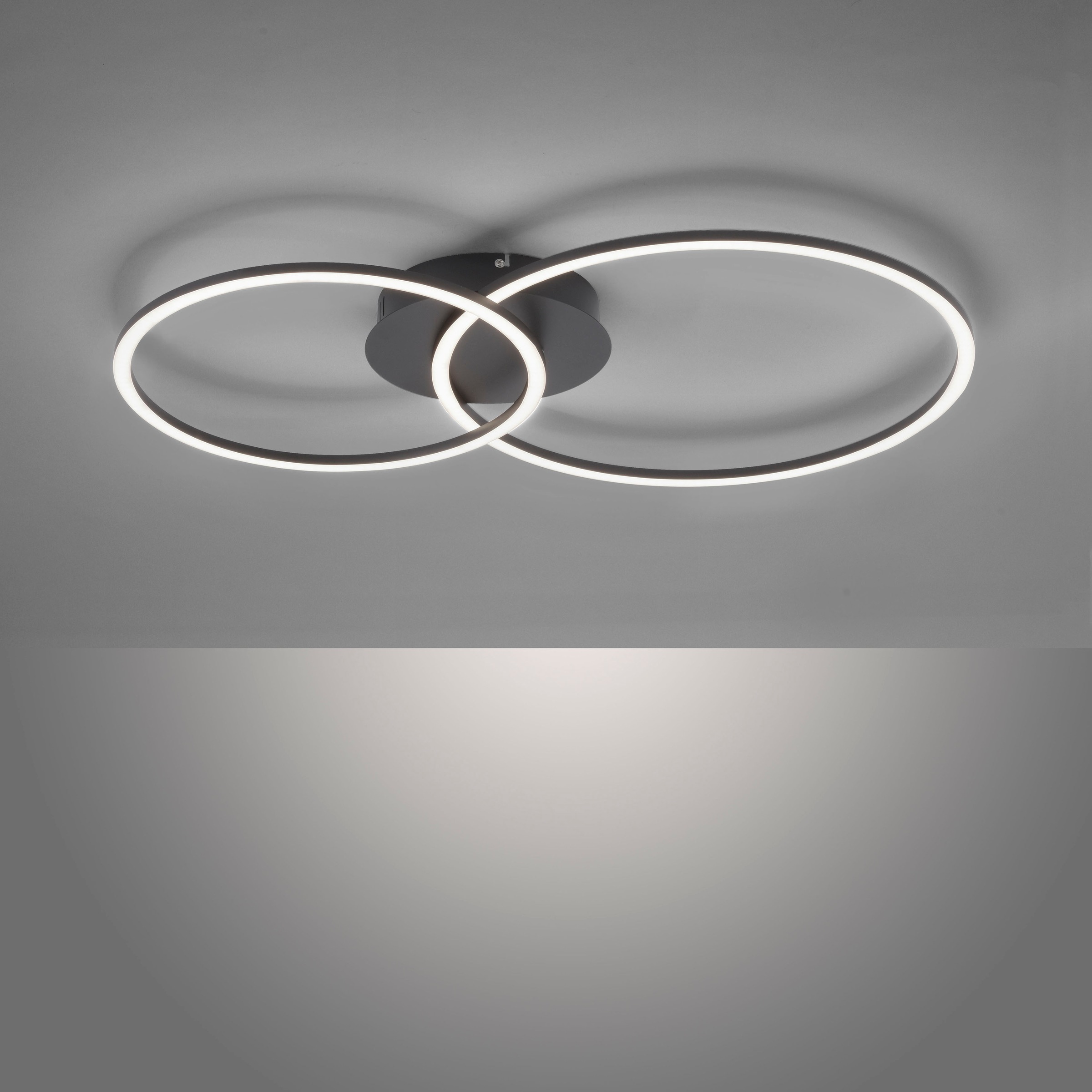 Leuchten Direkt LED Deckenleuchte »IVANKA«, 2 flammig-flammig, stufenlos  dimmbar über den Wandschalter, ein Ring ist schwenkbar online kaufen | mit  3 Jahren XXL Garantie | Deckenlampen