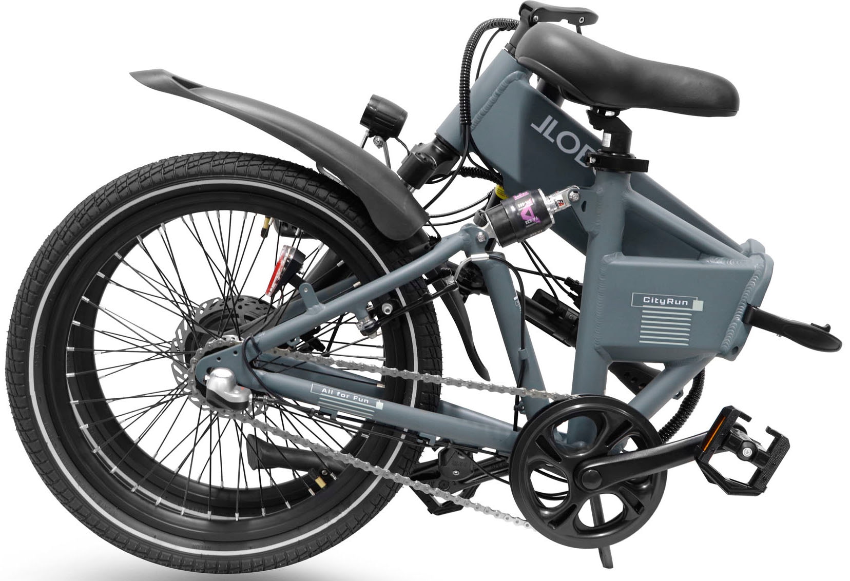 LLobe E-Bike »CityRun 36V / 10,4Ah«, 3 Gang, Shimano, 3-Gang Shimano Nexus Nabenschaltung, Frontmotor 250 W, Pedelec, Elektrofahrrad für Damen u. Herren