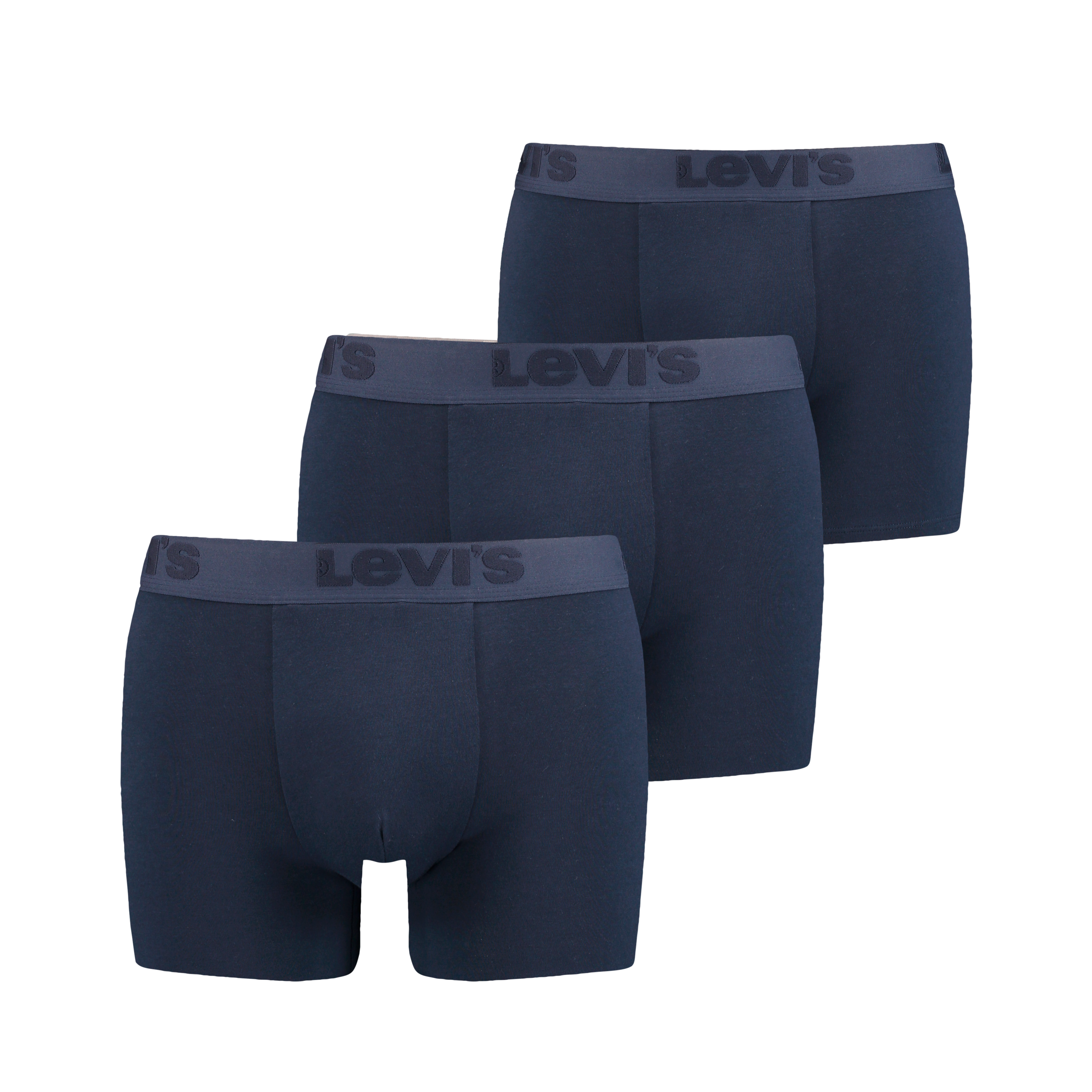 Levi's® Boxershorts »LEVIS MEN PREMIUM BOXER BRIEF 3P«, (3er Pack), mit breitem Logobund