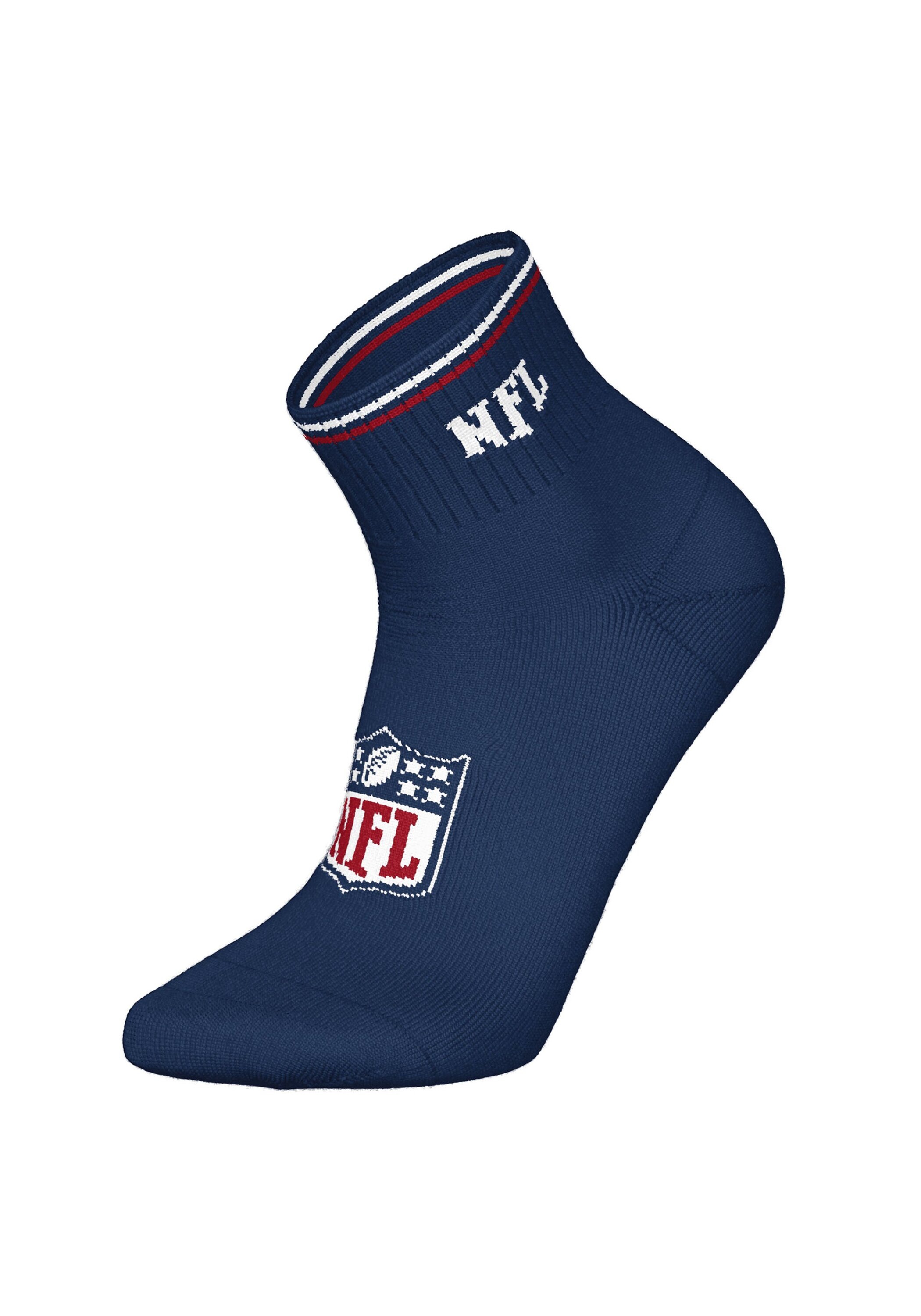 NFL Kurzsocken »Socken NFL SHIELD 3Pack Quarter Socks 3er Pack«