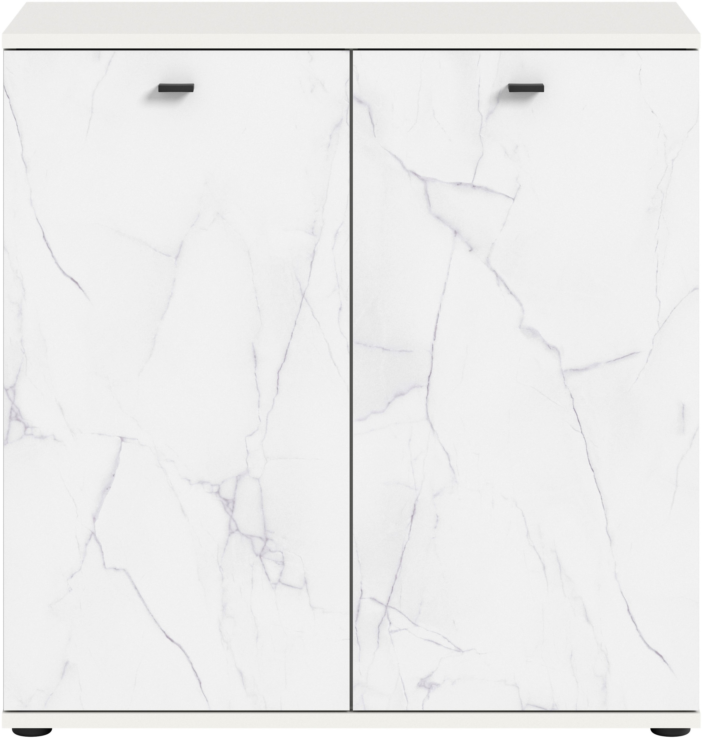 Home affaire Kommode »CALCOLO, Breite 86 cm, 2 Türen mit Soft-Close-Funktion, 4 Fächer« Anrichte,Sideboard, Schrank