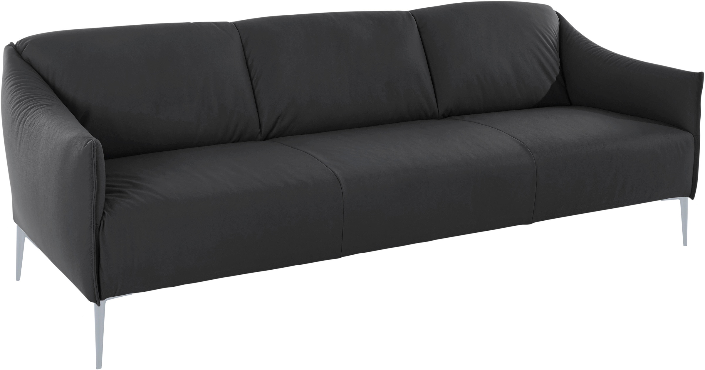 W.SCHILLIG 3-Sitzer »sally«, mit Metallfüßen in Silber matt, Breite 224 cm
