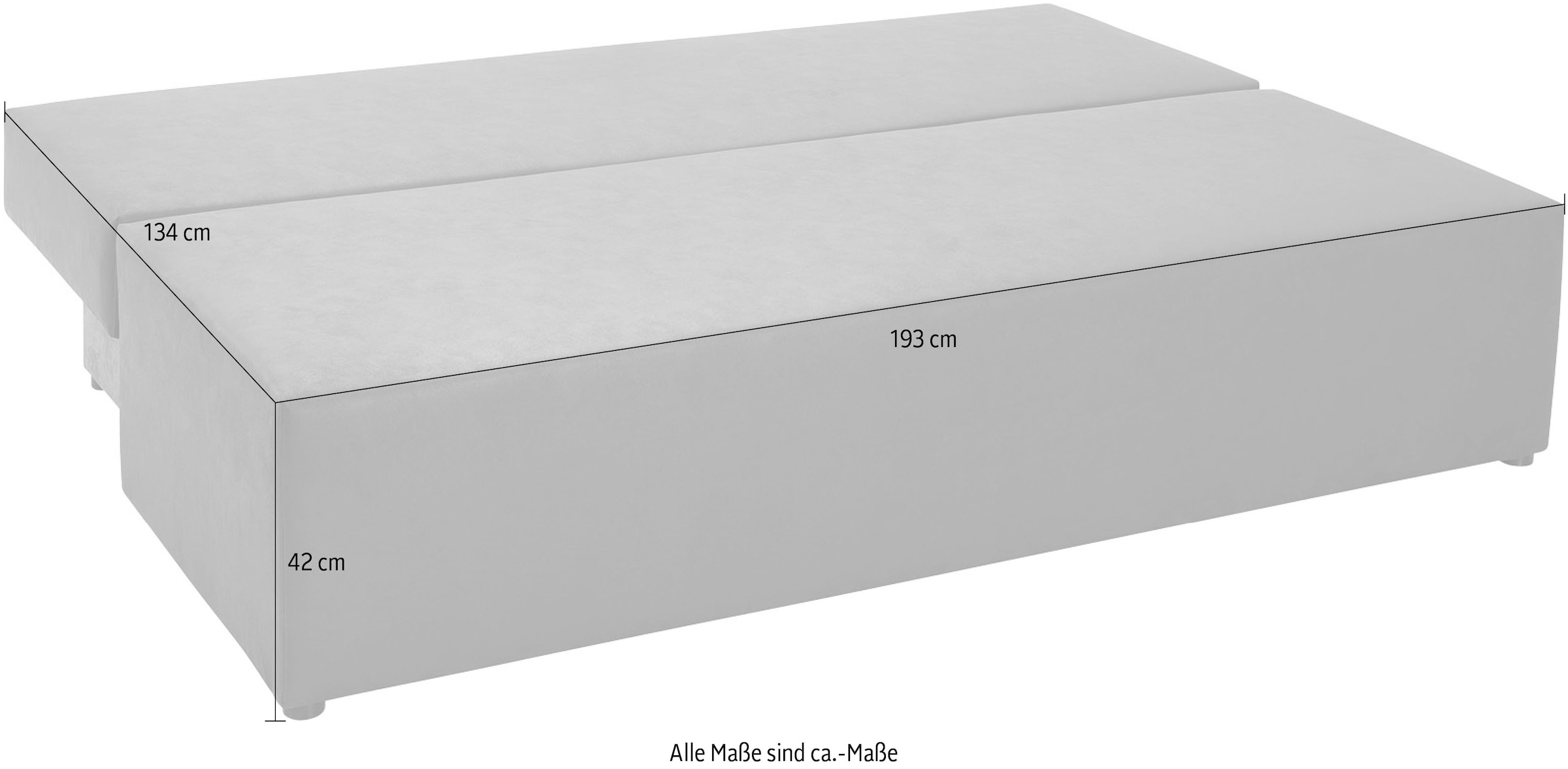 exxpo - sofa fashion Schlafsofa »Exxpo Tabou, Sofabett mit tollen Optionen« Bettfunktion ,Bettkasten, wahlweise mit Liftbettfunktion und Federkern