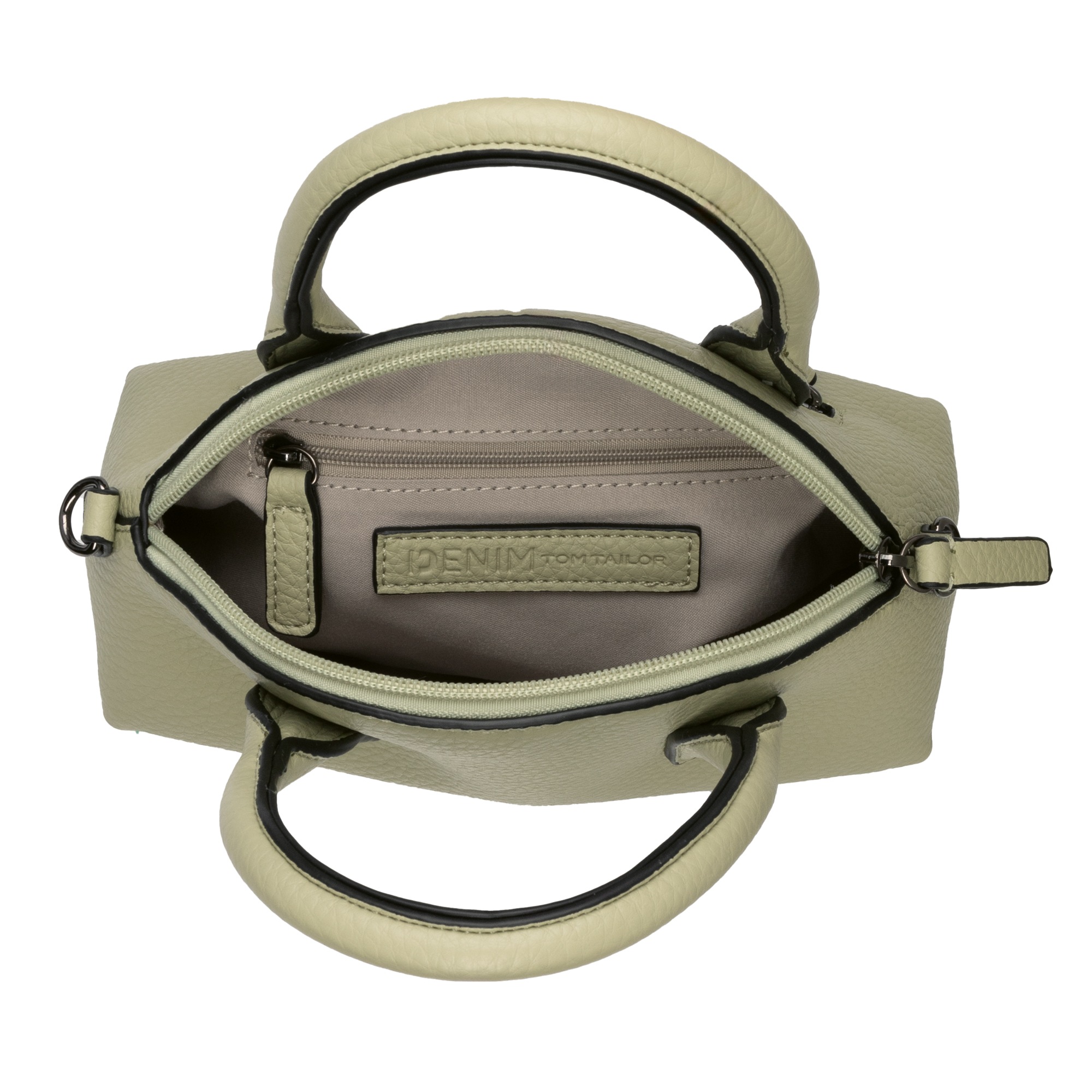 TOM TAILOR Denim Shopper »Licia«, aus genarbtem Lederimitat in moderner avantgardistischer Form