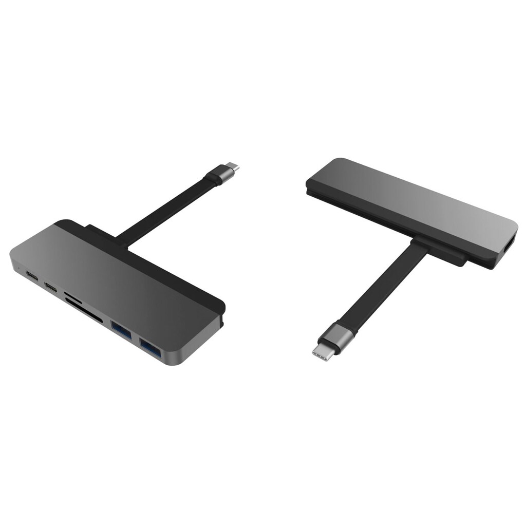 Hyper Notebook-Adapter »HyperDrive DUO 7-in-2 USB-C Hub«, USB-C zu HDMI-USB-C-USB Typ A