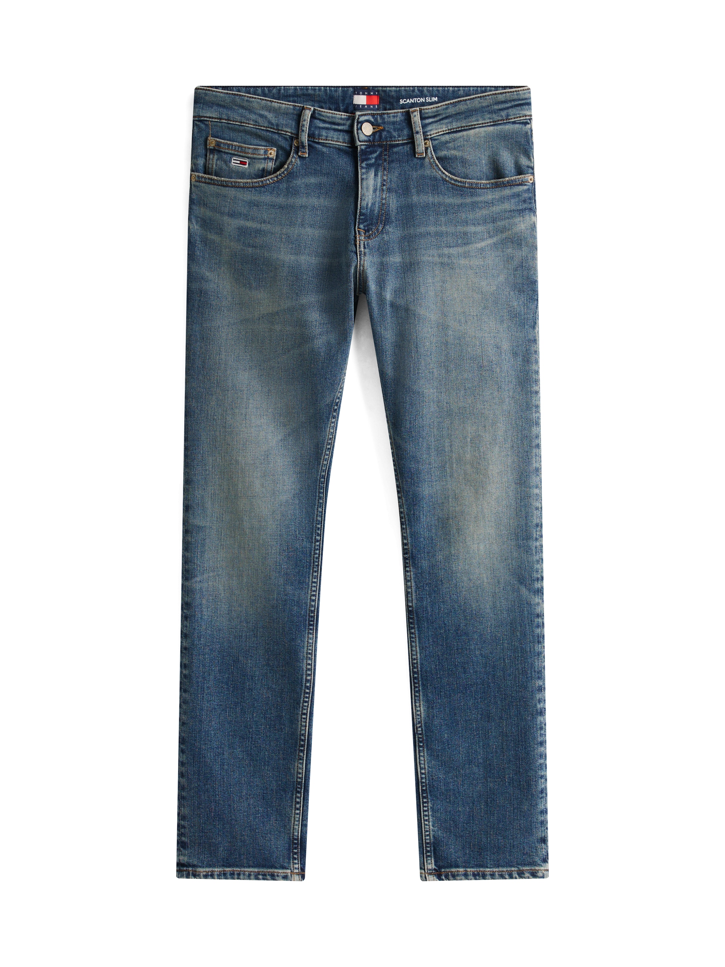 Tommy Jeans Slim-fit-Jeans »Scanton Slim Denim«, Mit Gürtelschlaufen