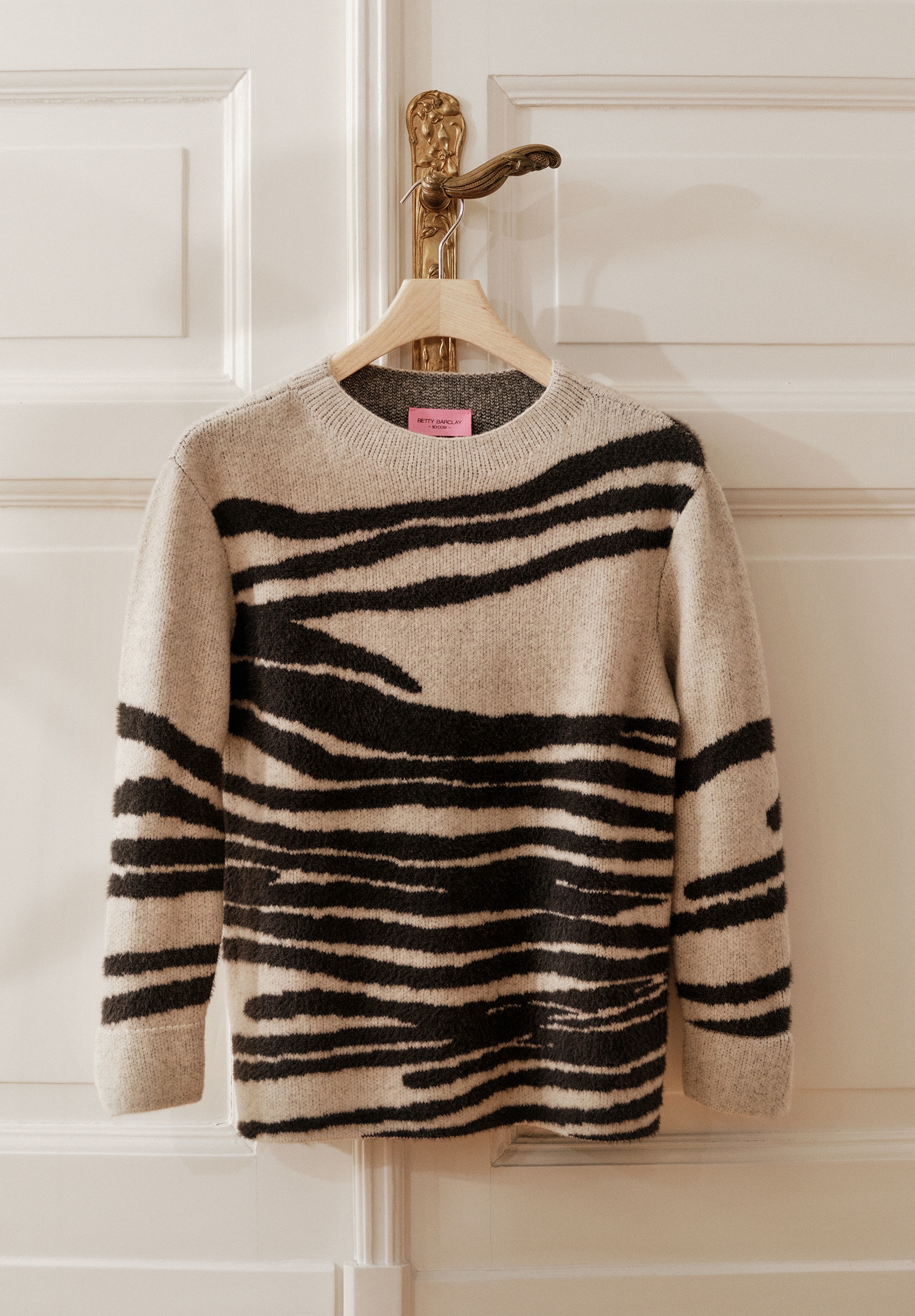 Betty Barclay Rundhalspullover »Grobstrick-Pullover mit Jacquard«