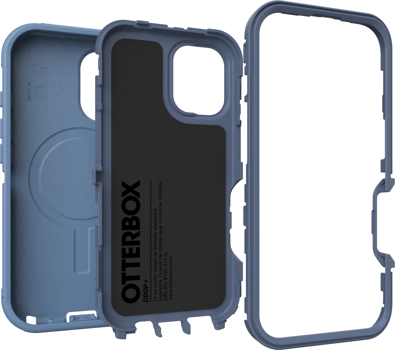 Otterbox Handyhülle »Defender mit MagSafe für Apple iPhone 16« Smartphones Backcover, Schutzhülle, Handyschutzhülle, Case, Schutzcase, stoßfest