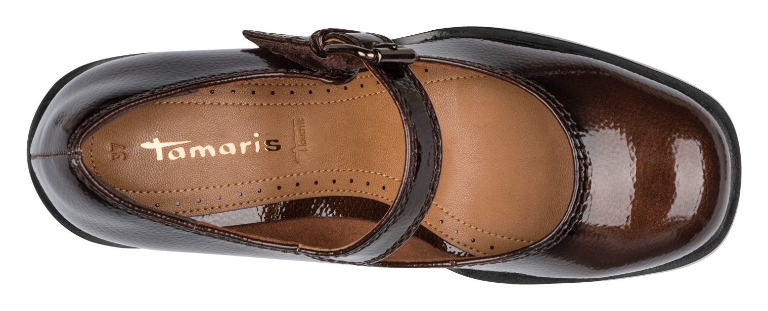 Tamaris Spangenpumps  Blockabsatz, Businessschuh in veganer Verarbeitung