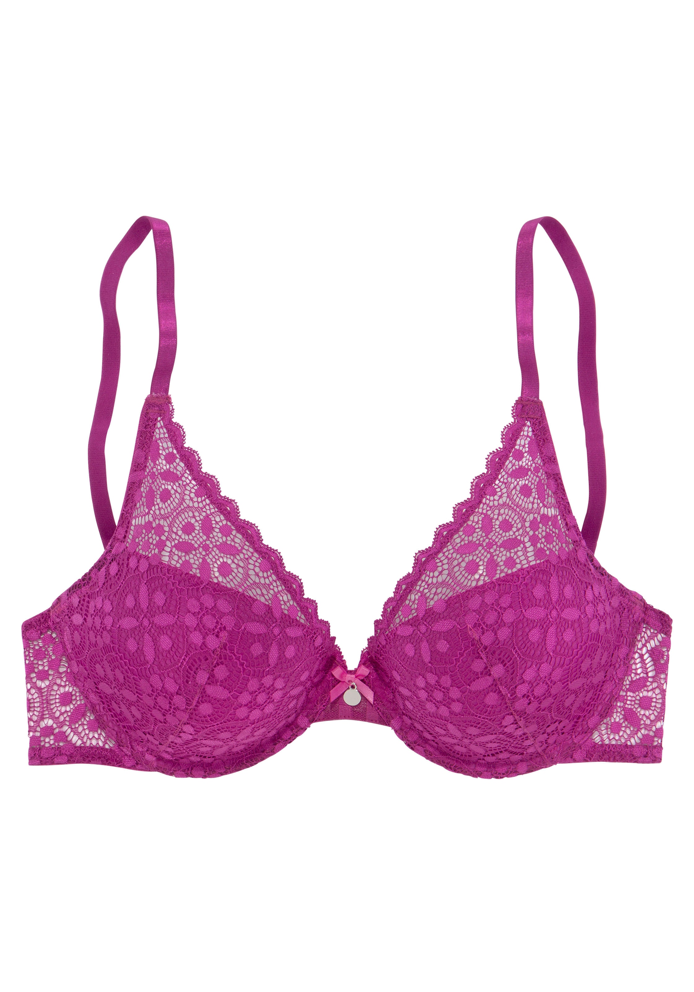 s.Oliver Push-up-BH »Amelie«, aus floraler, transparenter Spitze, Dessous
