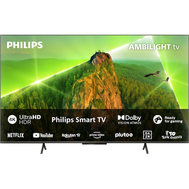 LED-Fernseher Zoll, UNIVERSAL 3 HD, | Smart-TV Philips 108 »43PUS8108/12«, XXL 4K ➥ Ultra Garantie cm/43 Jahre