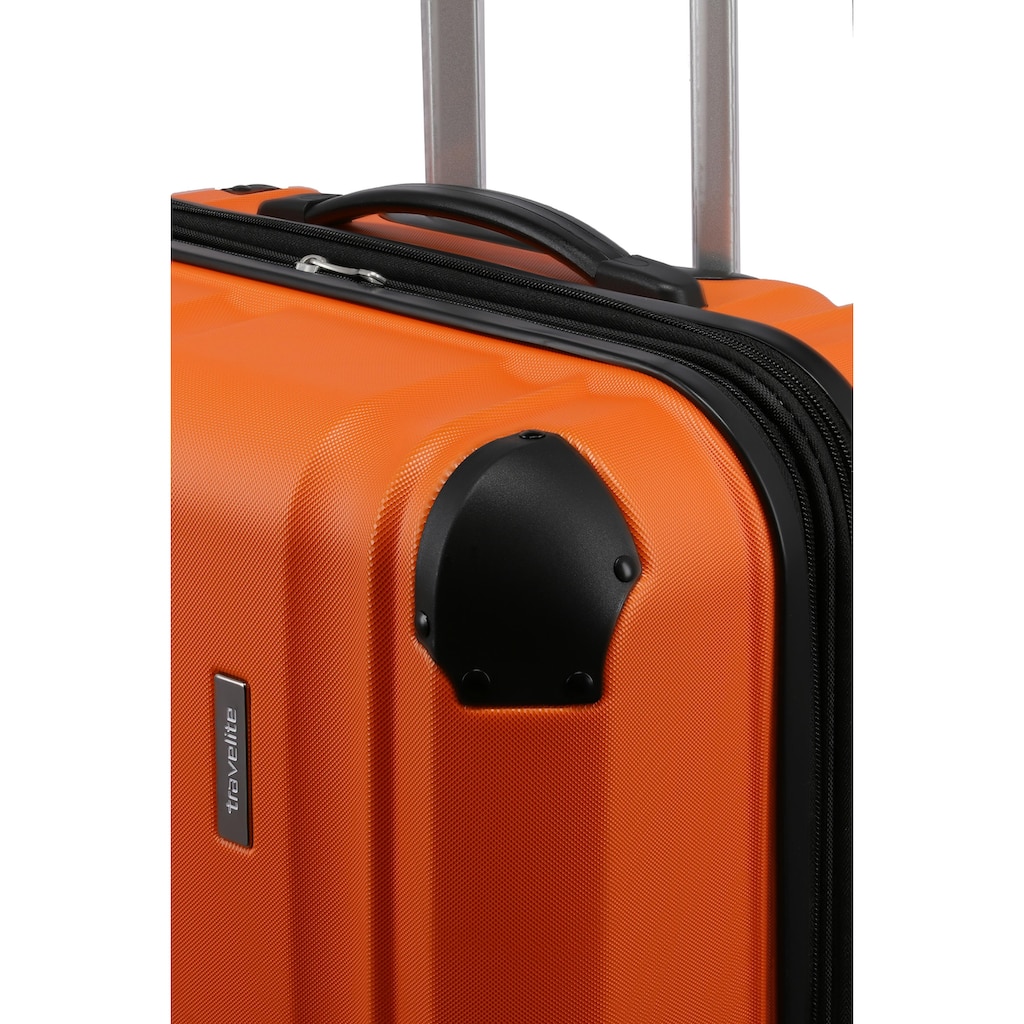 travelite Trolleyset »City, orange«, (3 tlg.)