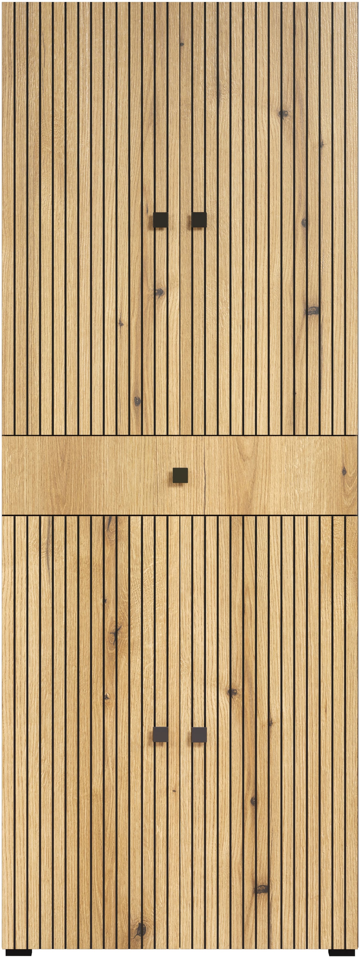 welltime Hochschrank »Amrum« Badezimmerschrank mit und ohne Schublade - (B/T/H) 40-70/31/186 cm