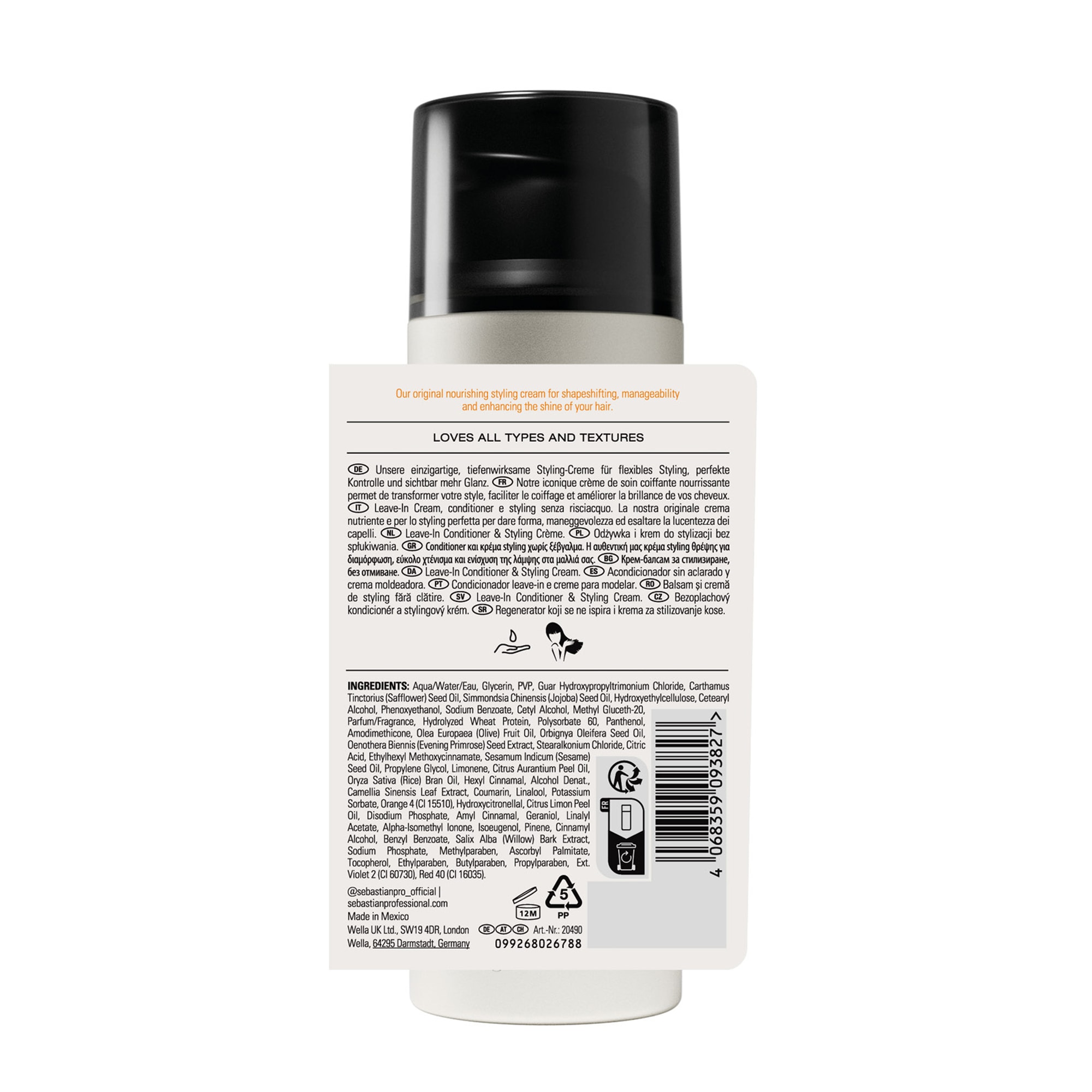 Sebastian Professional Haarcreme »Potion 9 Cream« für geschädigtes, glanzloses, trockenes und widerspenstiges Haar