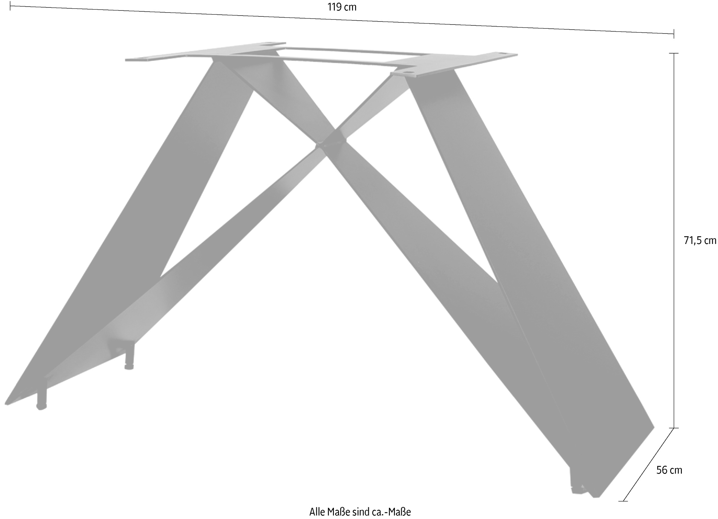 SIT Tischbein, (1 St.), Cross Base
