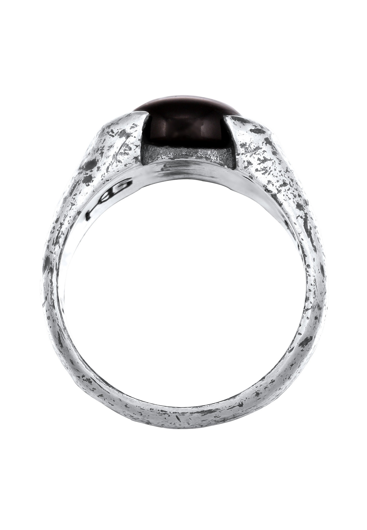 HAZE & GLORY Silberring »Ring Tiger Eye -  Quarz Dunkelblau 925 Sterling Silber«