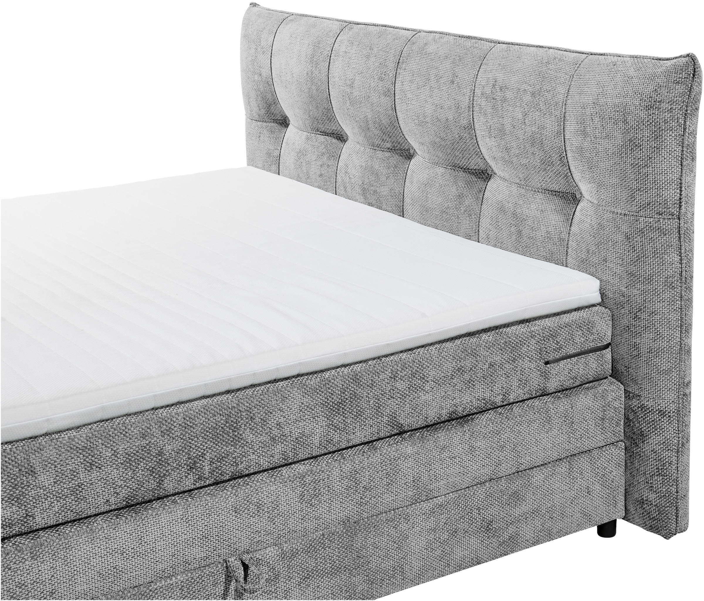ED EXCITING DESIGN Boxspringbett »Gallina«, mit Bettkasten, inkl. Topper