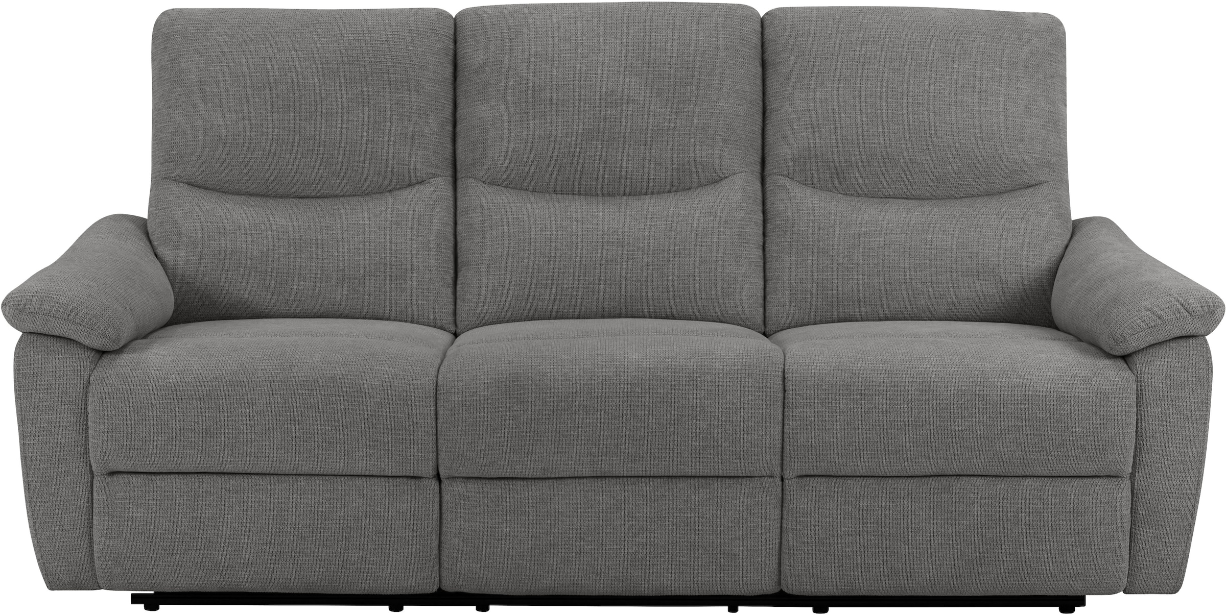 Home affaire 3-Sitzer »ODILON manuelle und elektrische Relaxfunktion in 2 Sitzen, Federkern,«, 105°-150° Relax- und Liegeposition, Federkernpolsterung