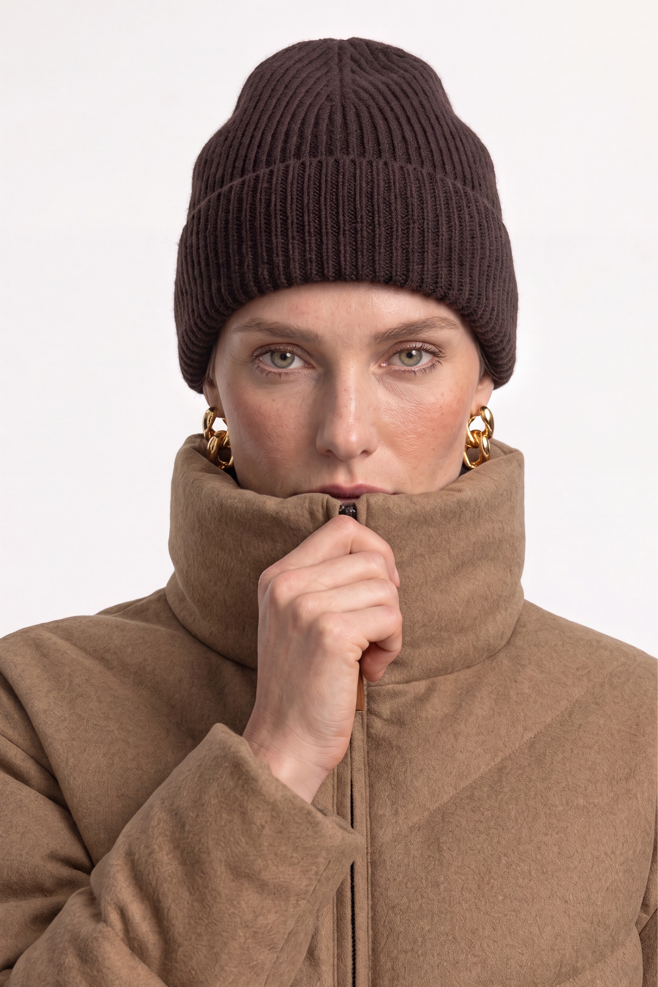 RICHROYAL Steppjacke ohne Kapuze Regular fit mit Stehkragen