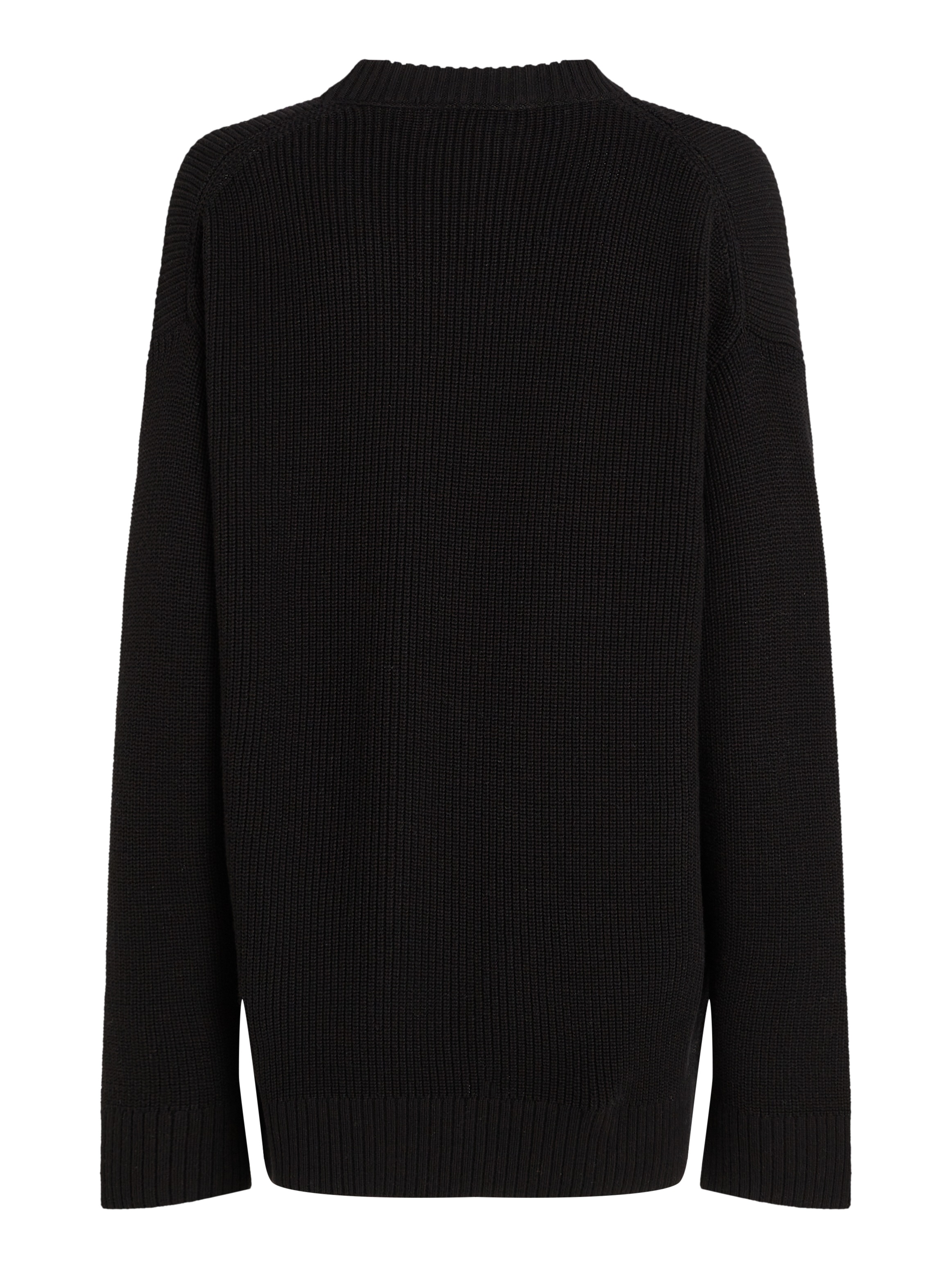 Calvin Klein Jeans Strickpullover »CK INTARSIA HIGH NECK SWEATER«, mit Logostickerei