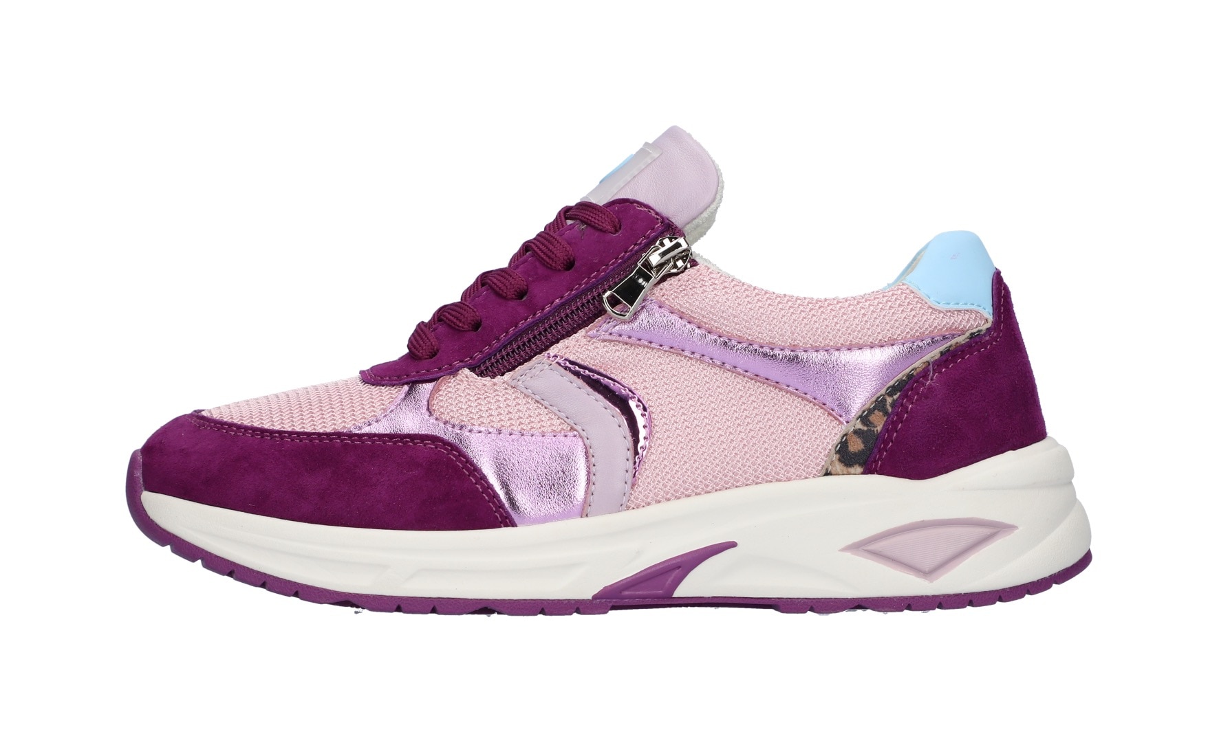 Waldläufer Sneaker »H-JILL«, Bequemschuh, Komfortschuh in H-Weite, seitlicher Reißverschluss