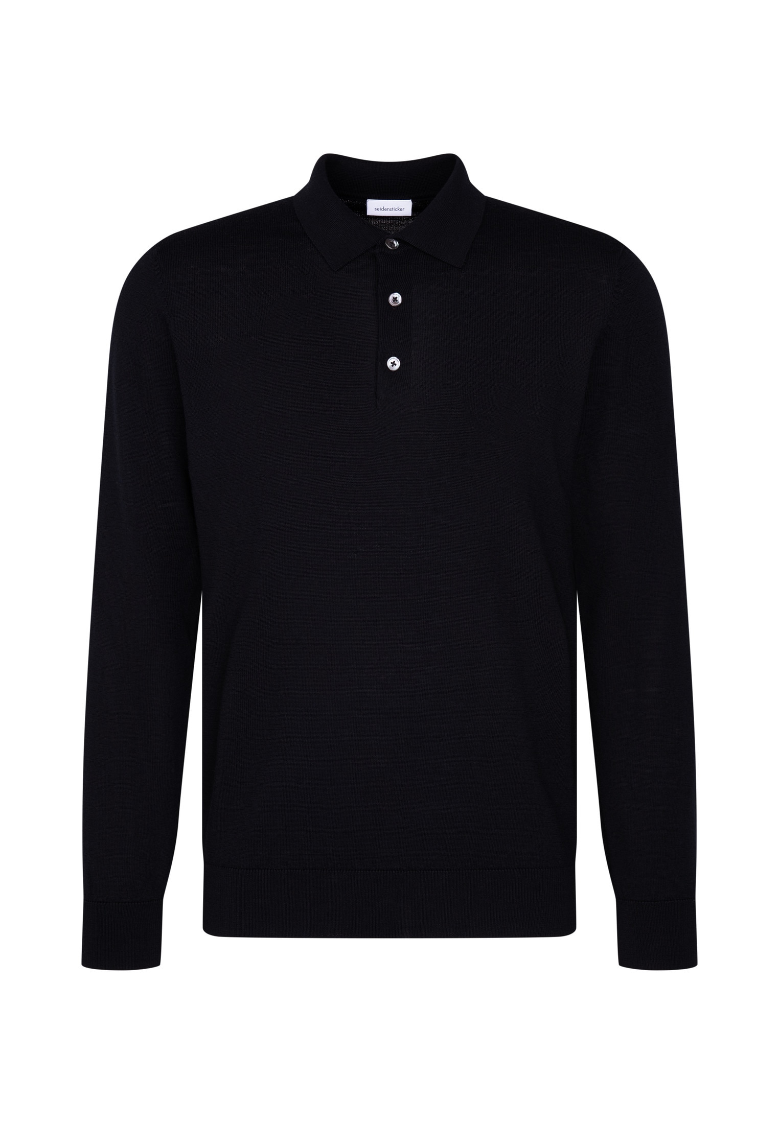 seidensticker Strickpullover »Schwarze Rose« 1/1 Kragen Uni