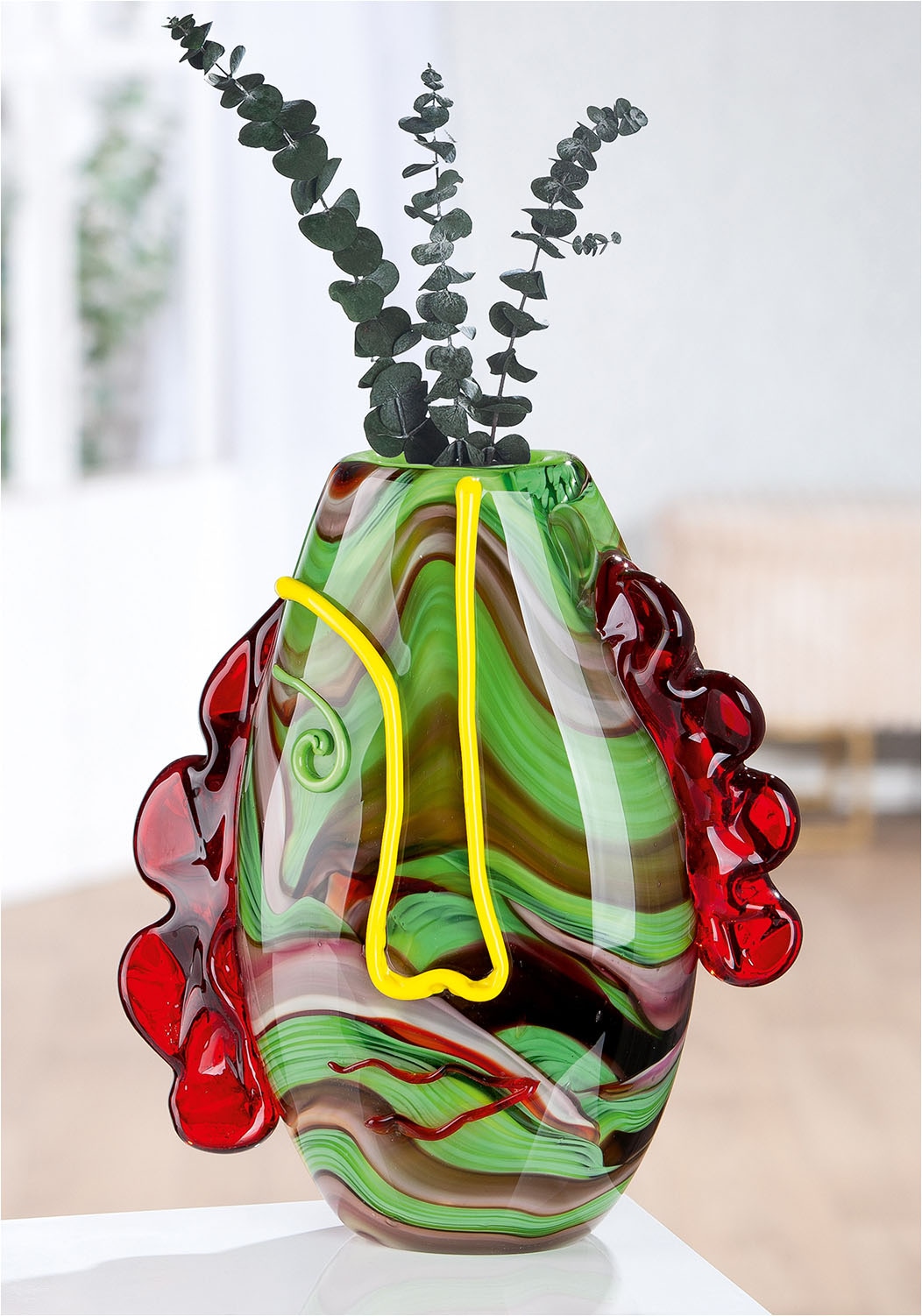 GILDE Tischvase »Gesichtsvase  Conturo«