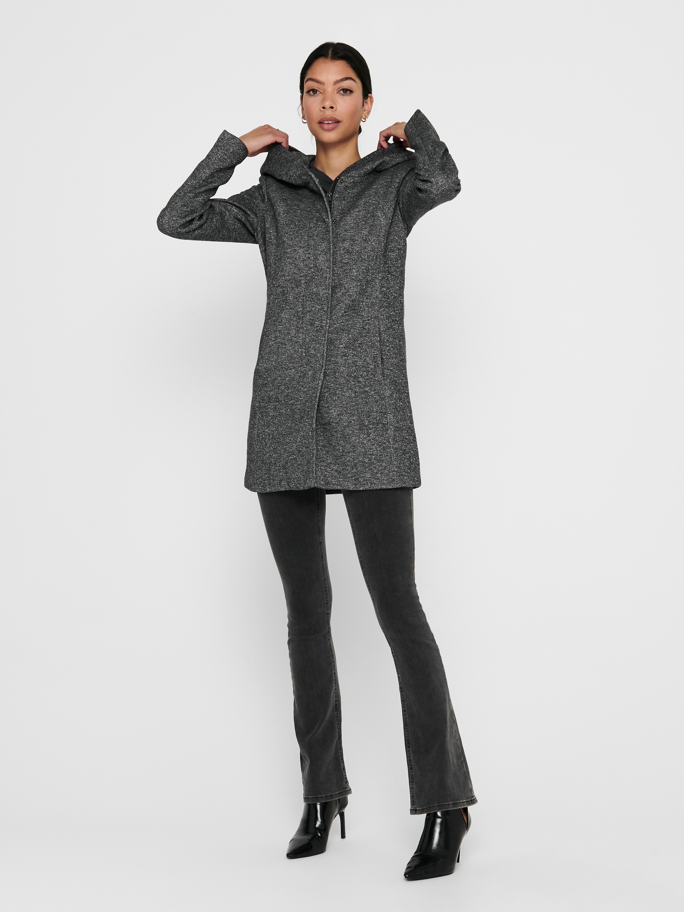 ONLY Kurzmantel »ONLSEDONA LIGHT COAT OTW NOOS« verdeckte Knopfleiste