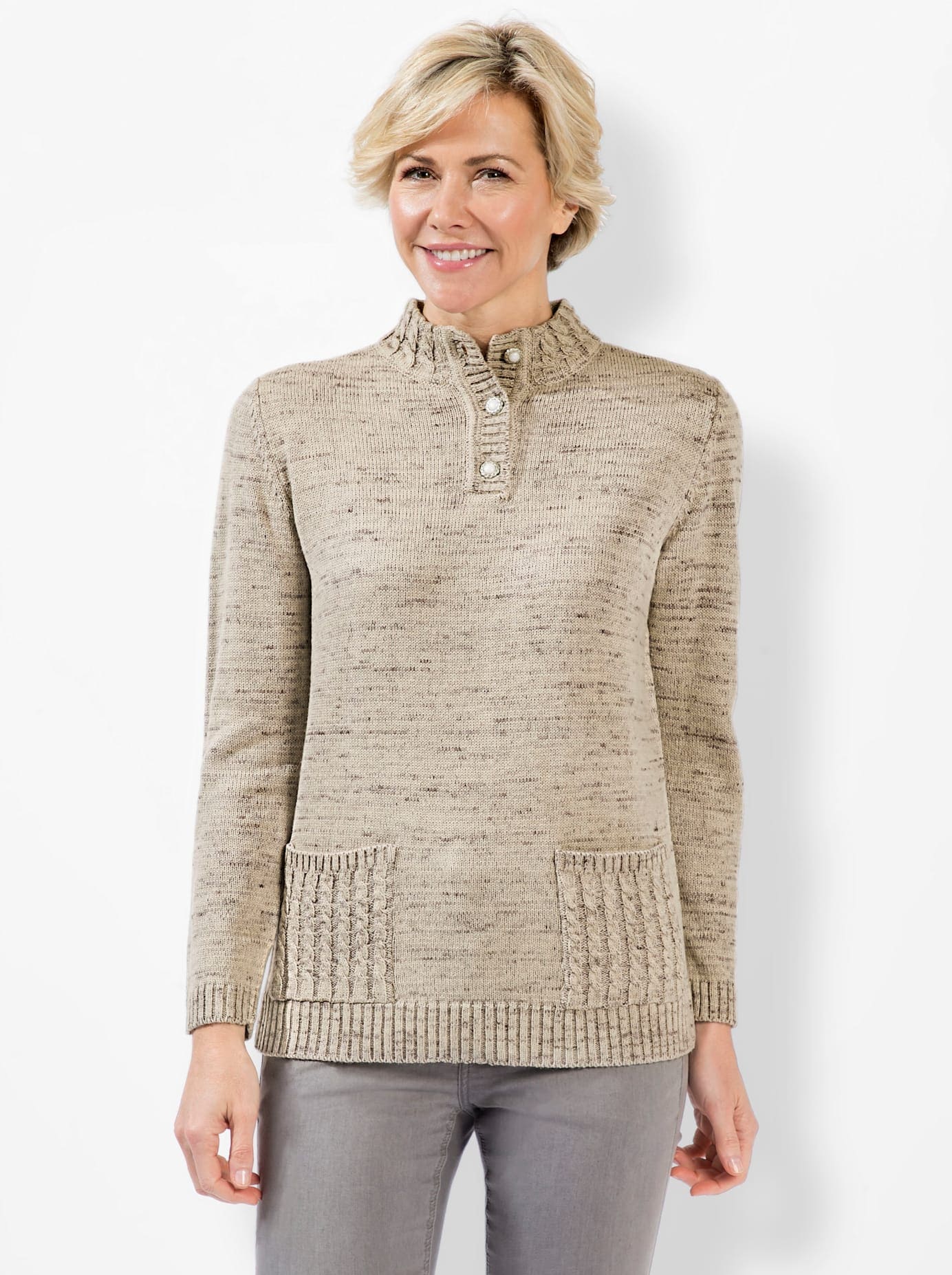 Classic Stehkragenpullover »Pullover«