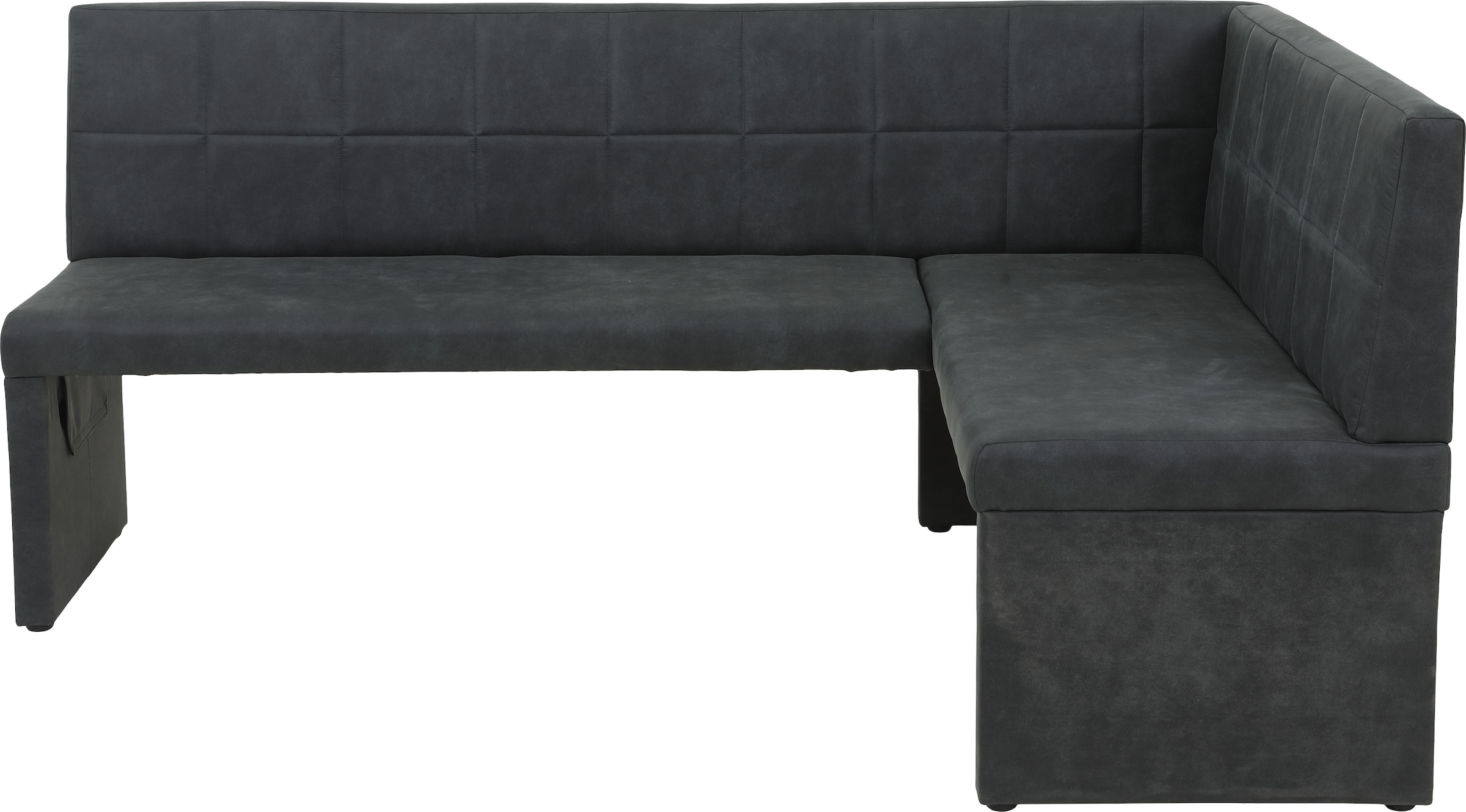 HELA Essgruppe »SPREE« 4 Stk. tlg. Esstisch 140x90 cm mit Dickkante, Microfaserbezug,