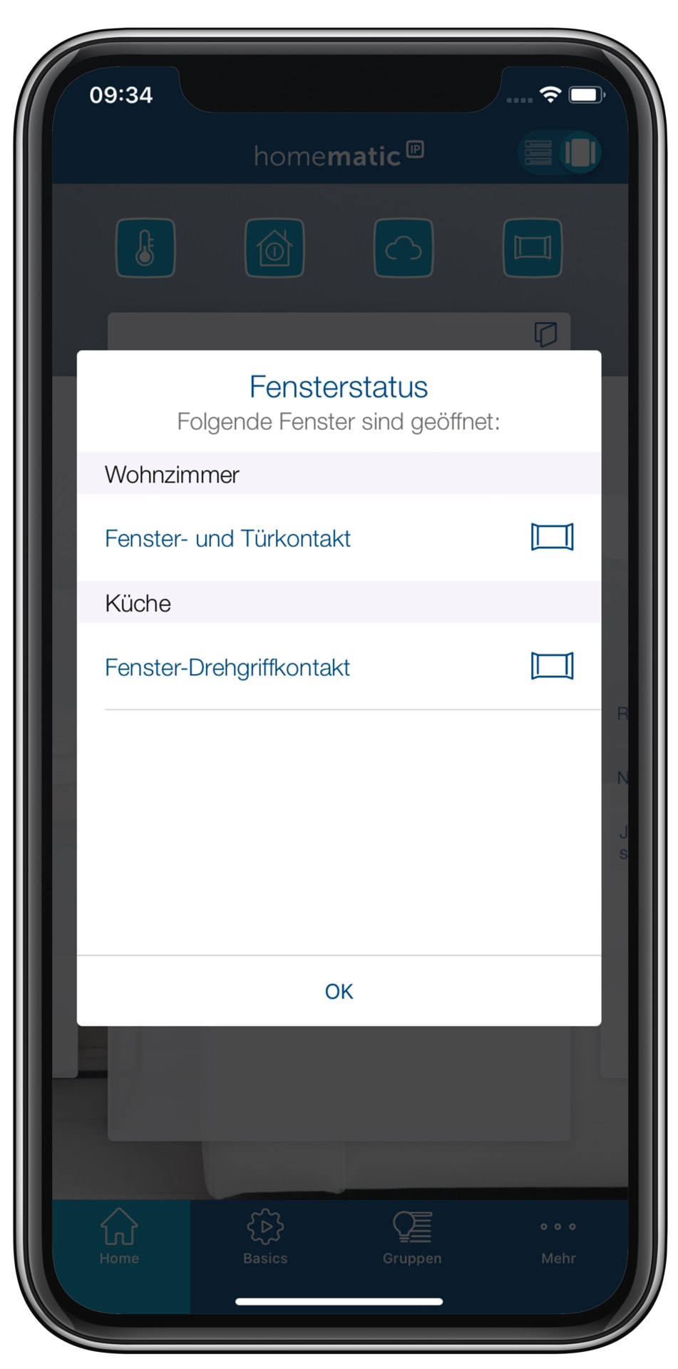 Homematic IP Smart-Home-Zubehör »Fenster- und Türkontakt – optisch, plus (V2)«