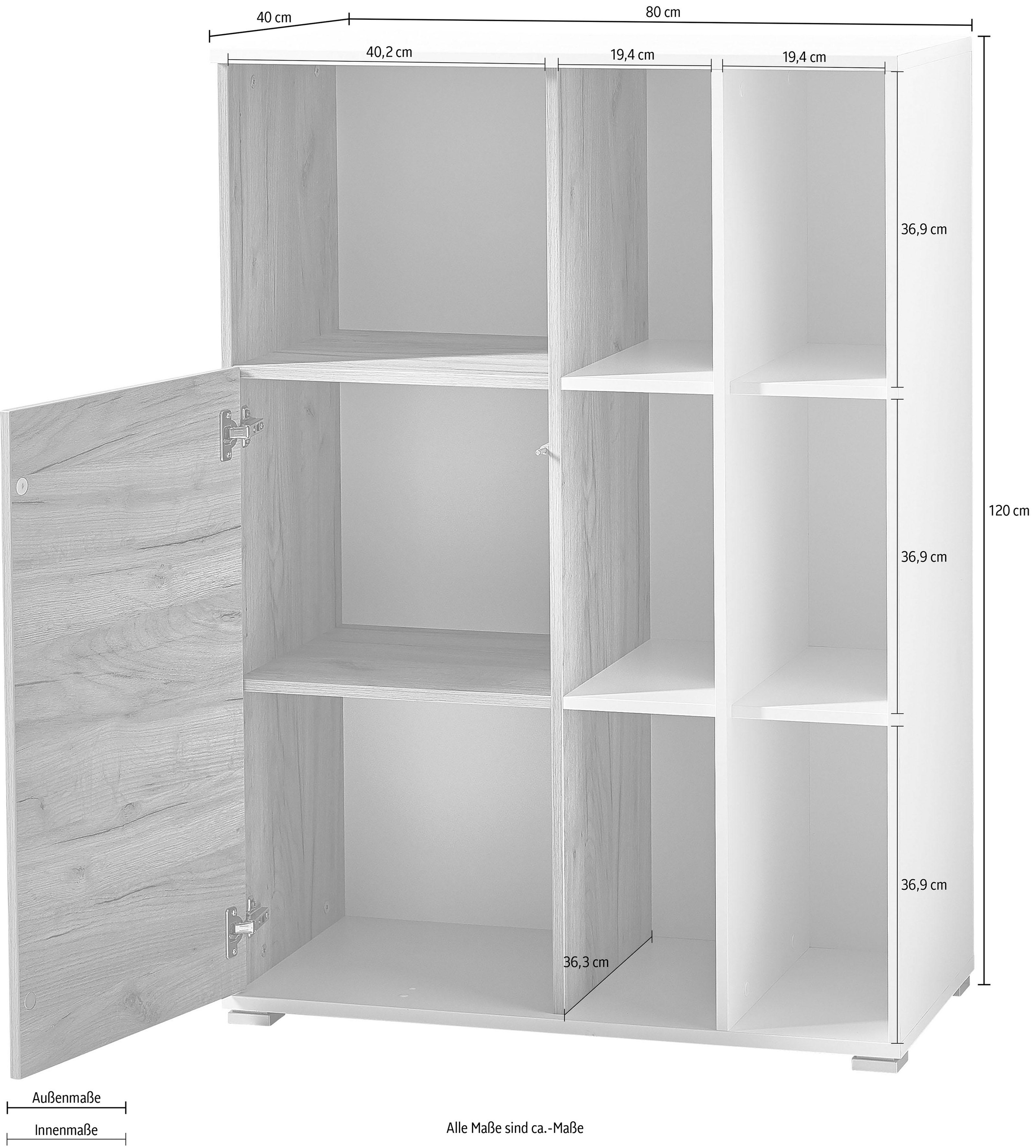 GERMANIA Aktenschrank »GW-Lioni«, in 2 Höhen, Stauraum, Push-to-open, Breite 85 cm, Made in Germany