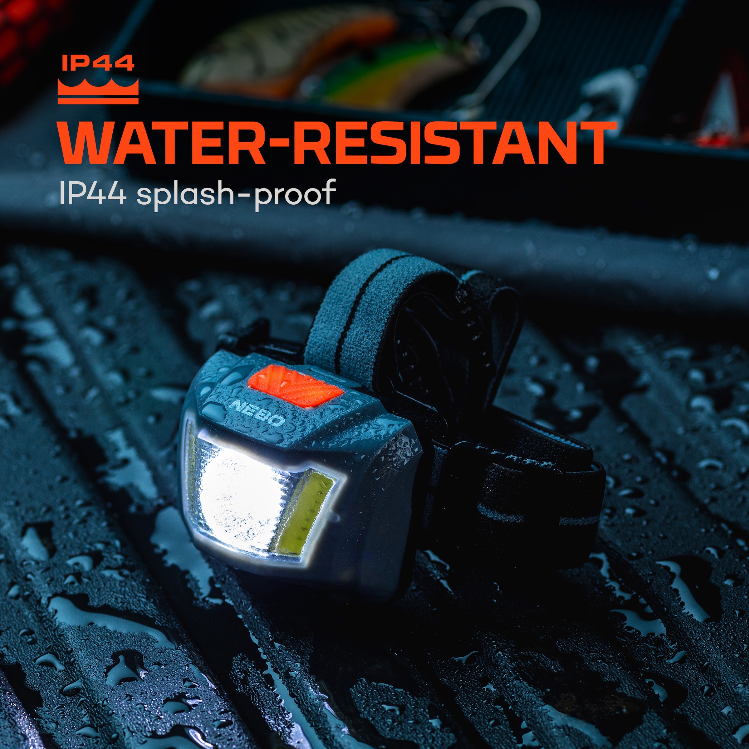 NEBO LED Stirnlampe »Nebo EINSTEIN DUO 400« 1x Stirnlampe und 1x Stirnband, 