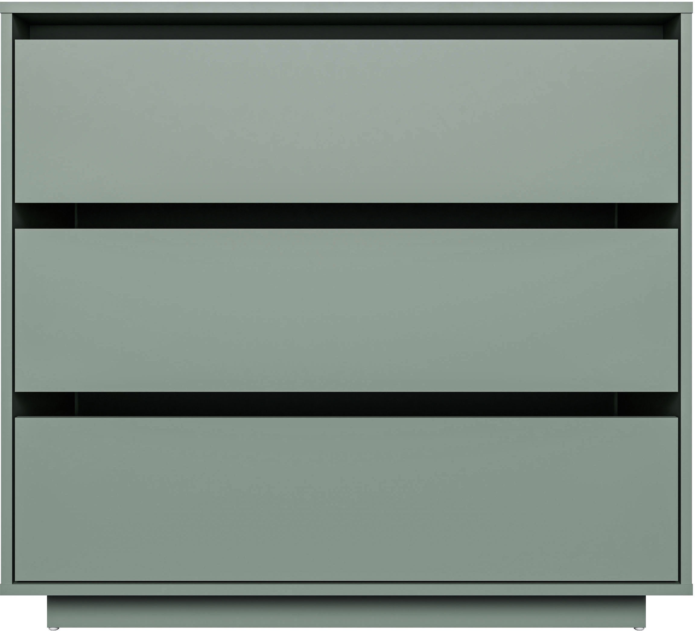 FORTE Kommode »Tahoe Kommode, 3 Schubkästen, grifflos, Stauraum« B/H/T 93,5/86,7/41,4 cm viel Stauraum