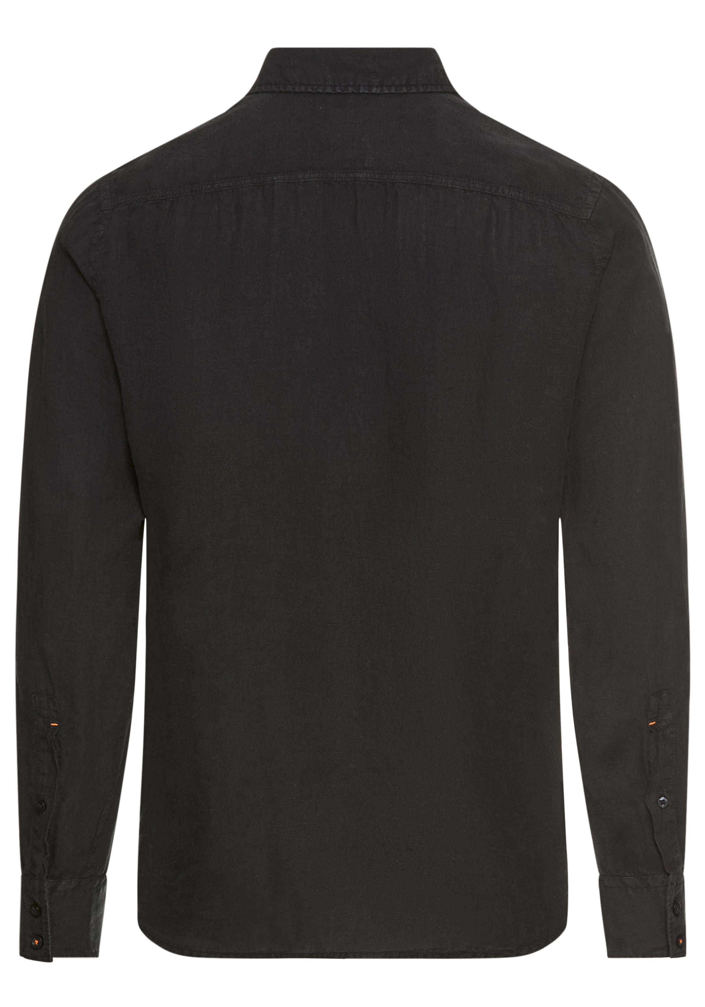 BOSS ORANGE Leinenhemd »Relegant_6_M«, mit Markenlabel