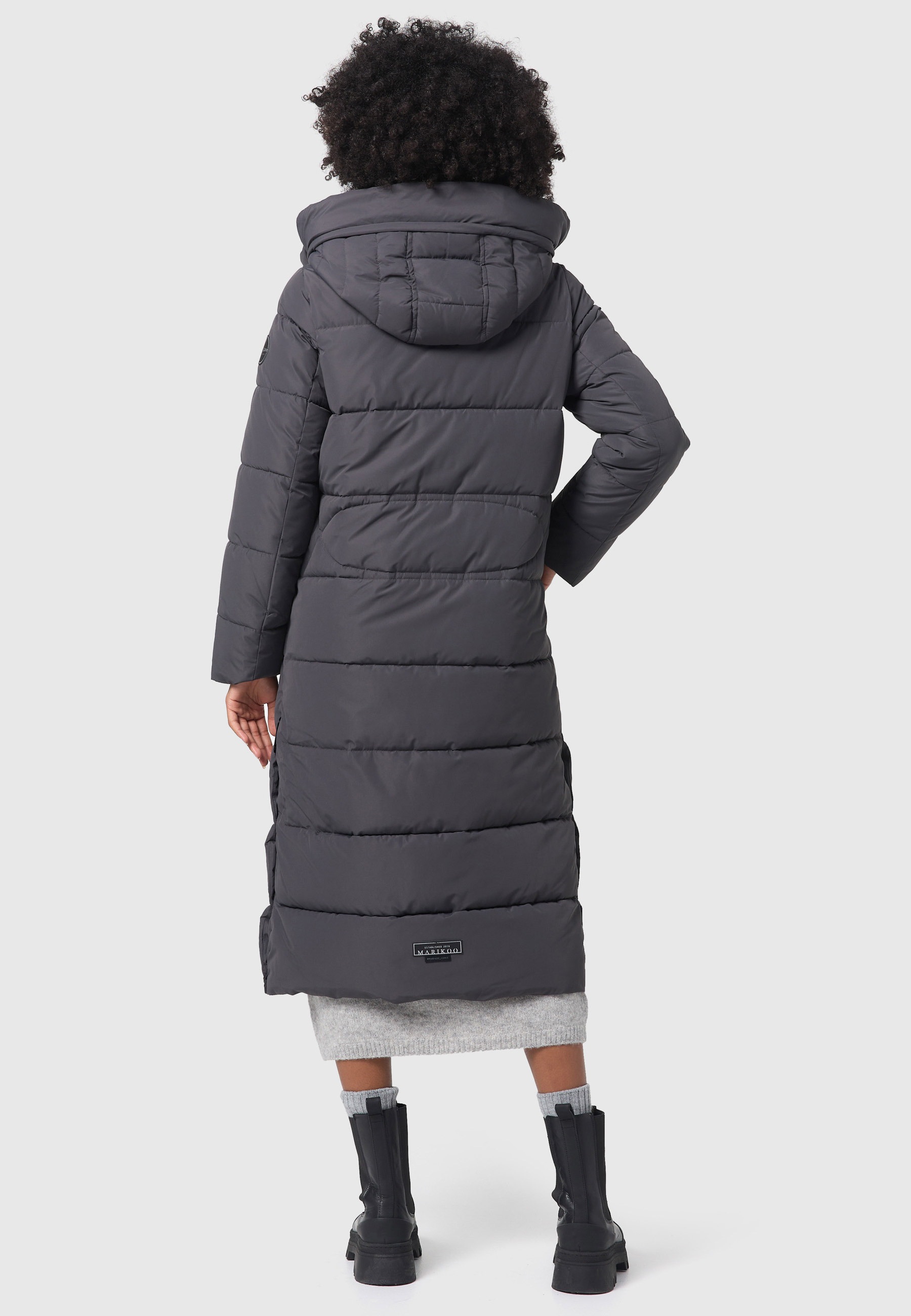 Marikoo Winterjacke »Marikoo Nadeshikoo XVI Damen lange Winter Steppjacke B985«